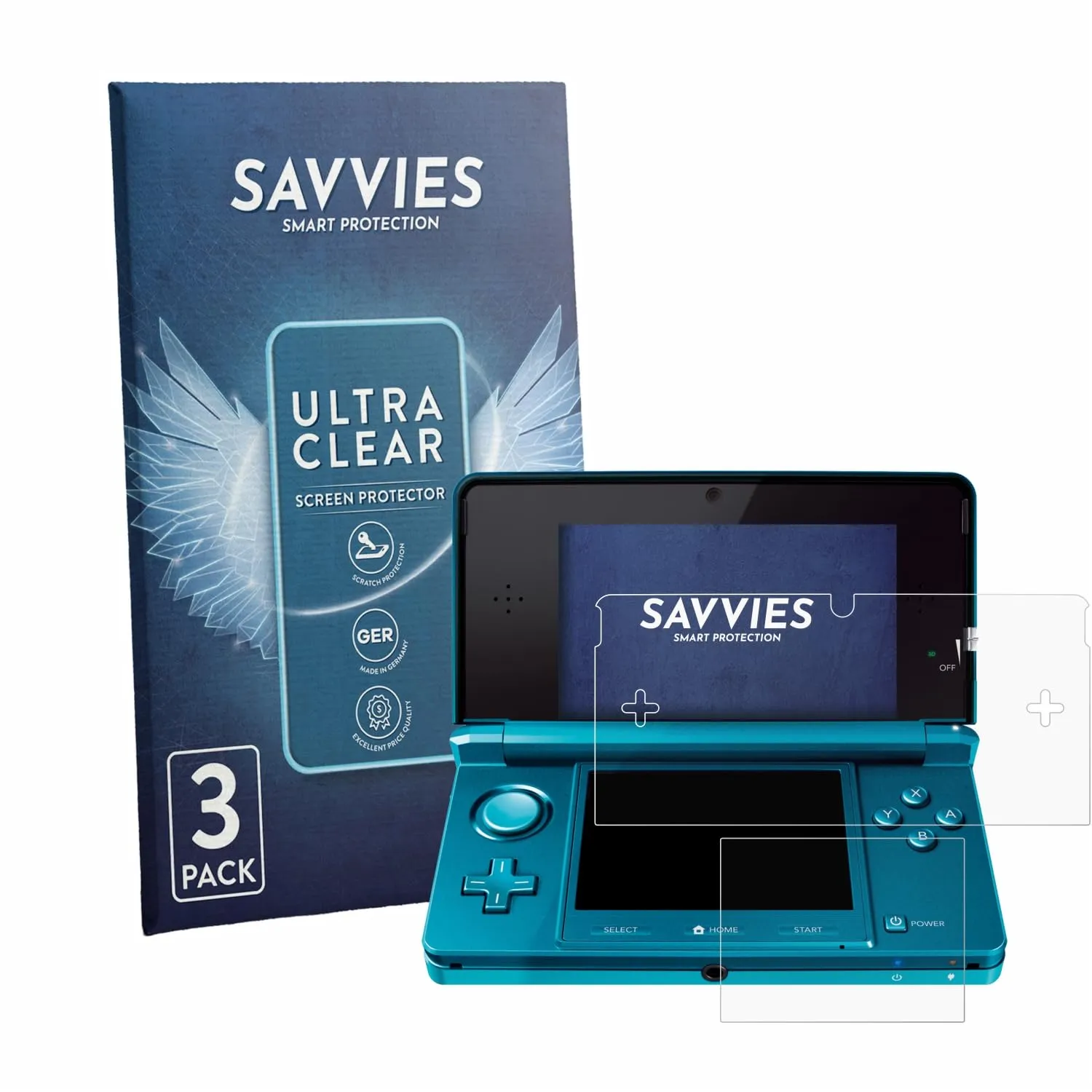 savvies Pellicola Protettiva per Nintendo 3DS - immagine 1