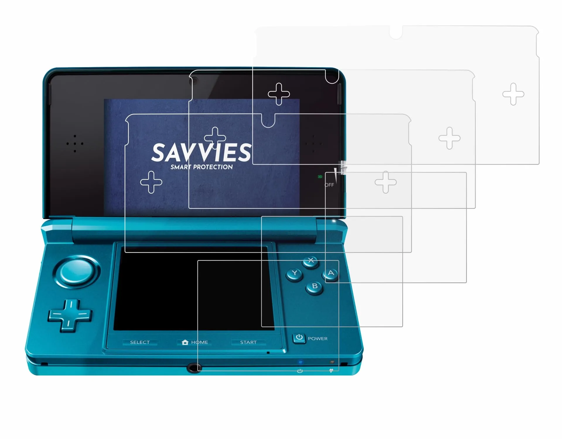 savvies Pellicola Protettiva per Nintendo 3DS - immagine 2