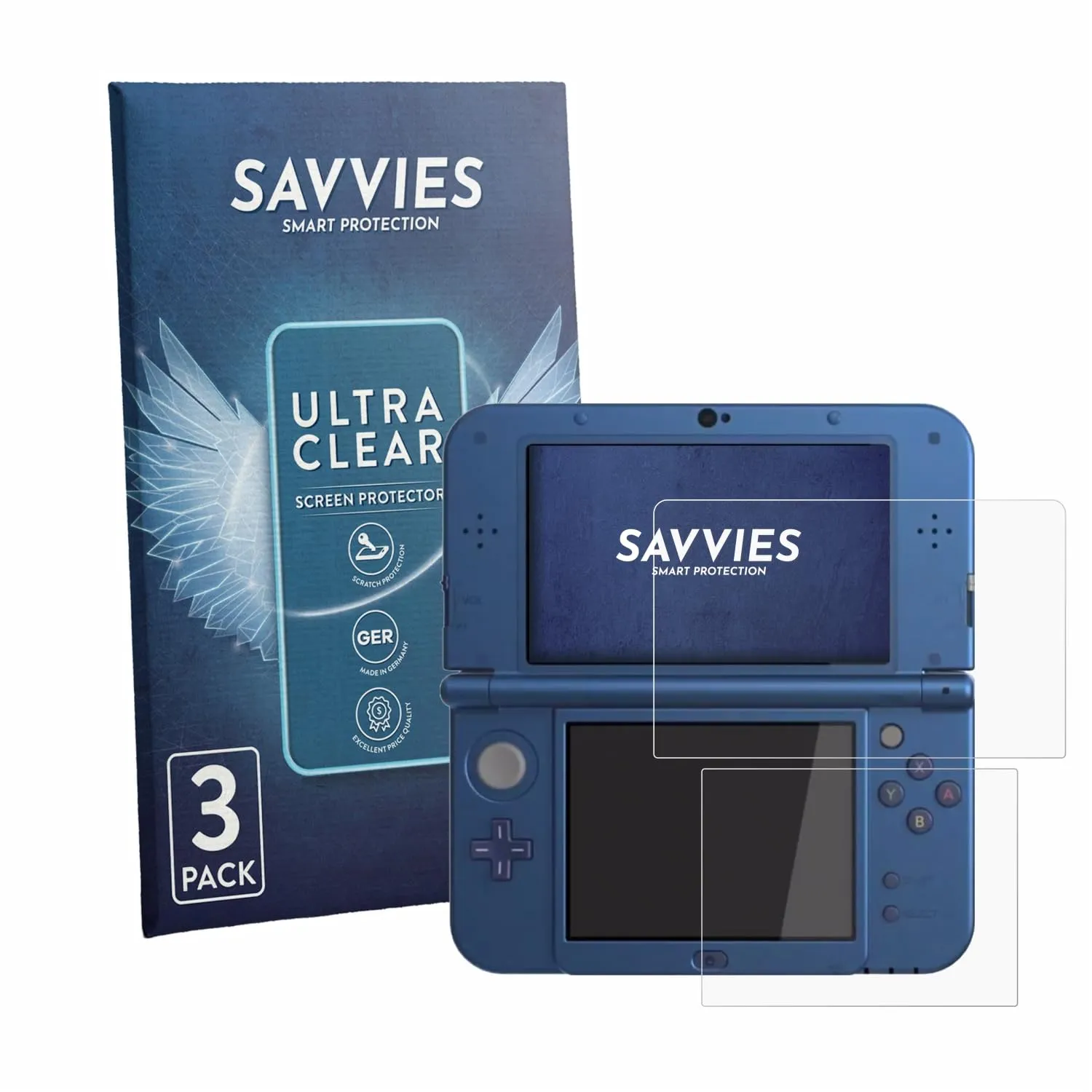 savvies Pellicola Protettiva per Nintendo New 3DS XL - immagine 1