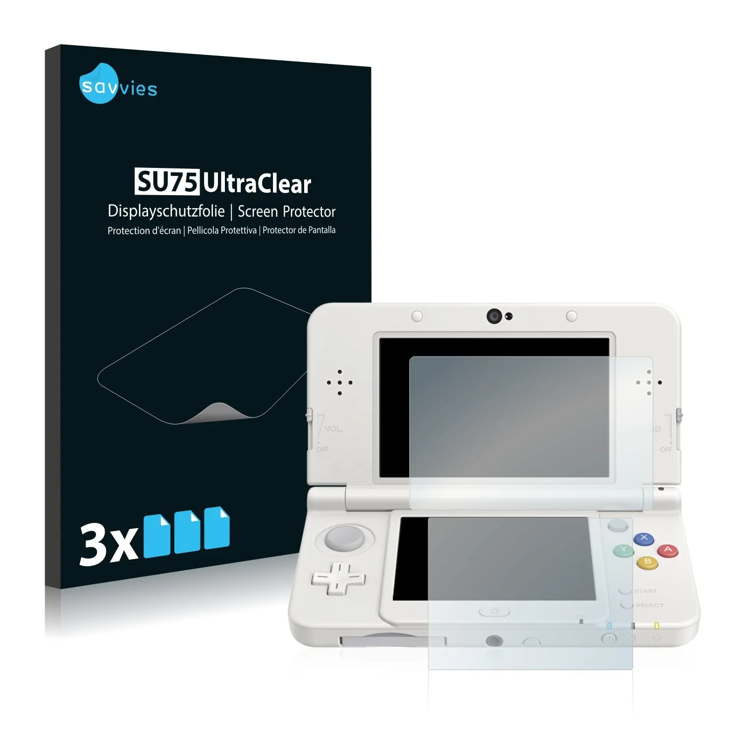 savvies Pellicola Protettiva per Nintendo New 3DS - immagine 1