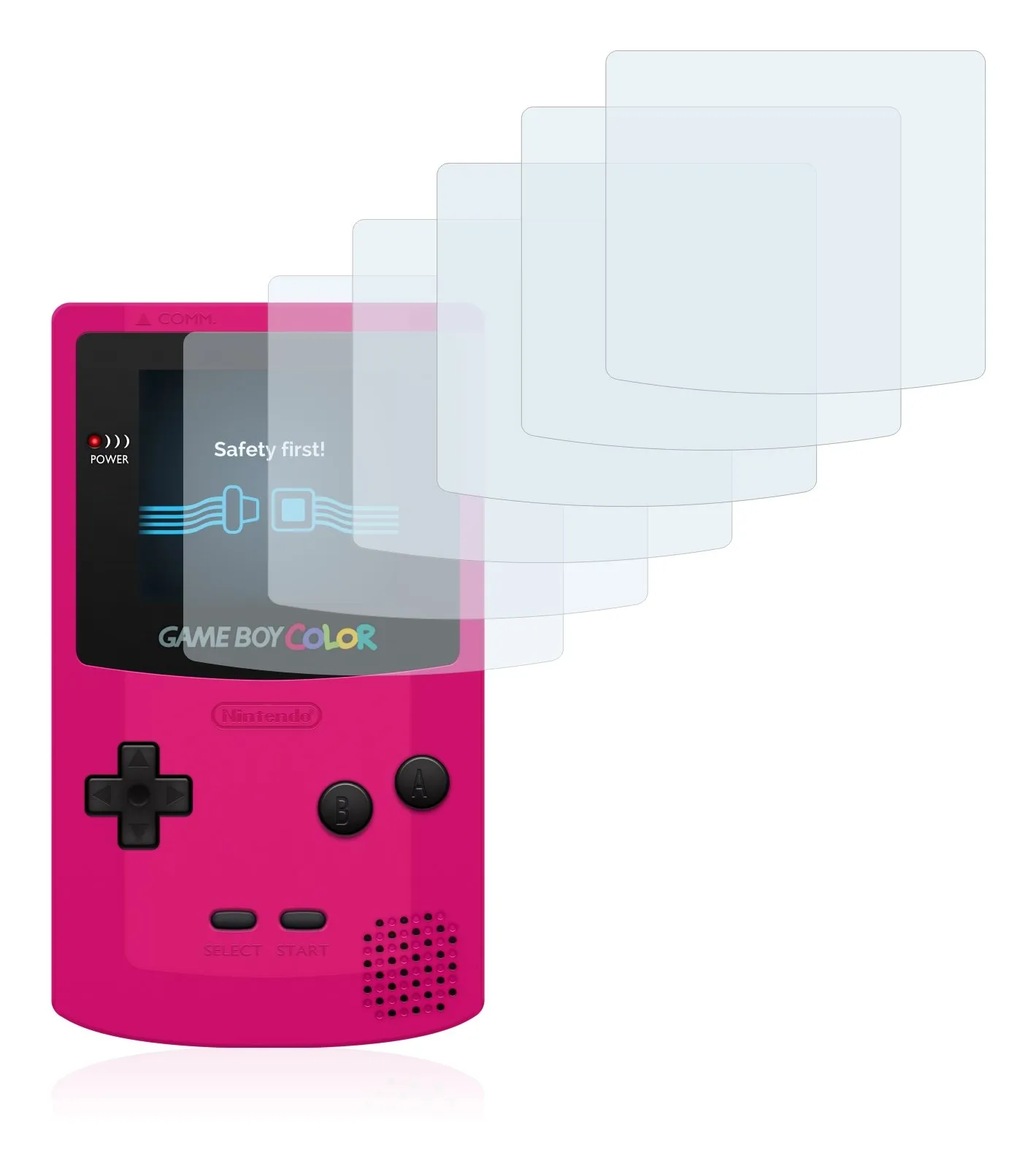 savvies Pellicola Protettiva per Nintendo Gameboy Color (6 Pezzi) - immagine 2