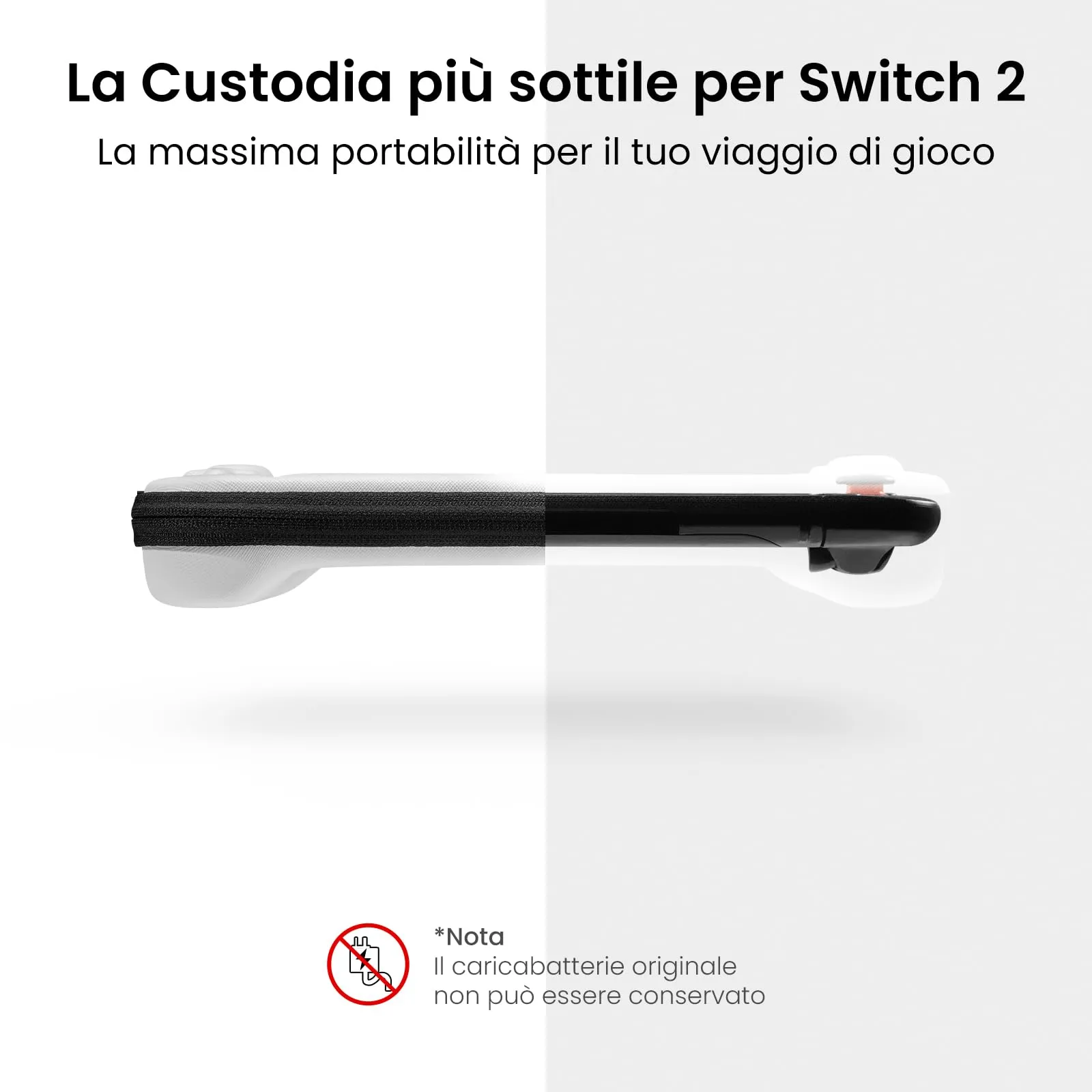 tomtoc Custodia per Nintendo Switch 2 (2025), Borsa da Trasporto Slim con 12 Slot per Cartucce, G05S3 - immagine 3