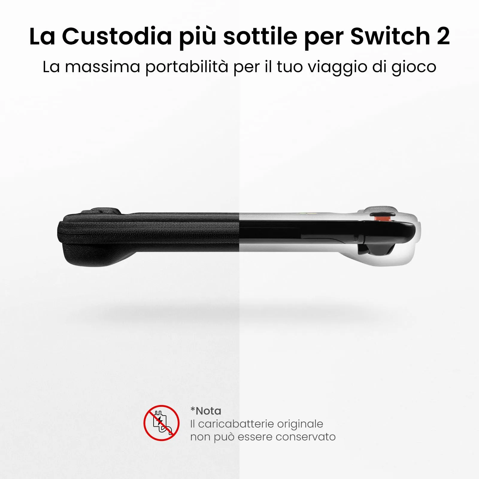 tomtoc Custodia per Nintendo Switch 2 (2025), Borsa da Trasporto Slim con 12 Slot per Cartucce di Gioco - immagine 5