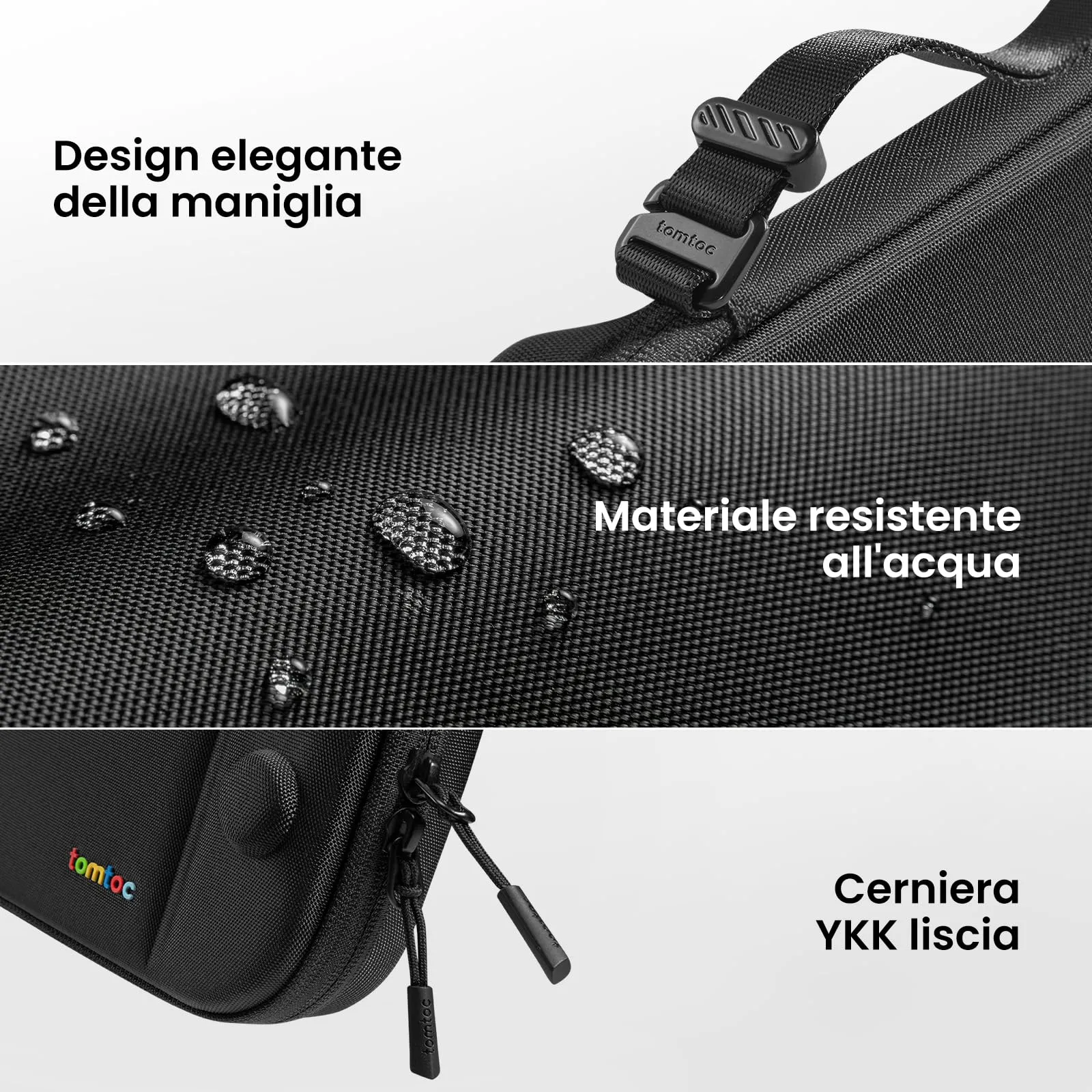 tomtoc Custodia per Nintendo Switch 2 (2025), Borsa da Trasporto Slim con 12 Slot per Cartucce di Gioco - immagine 10