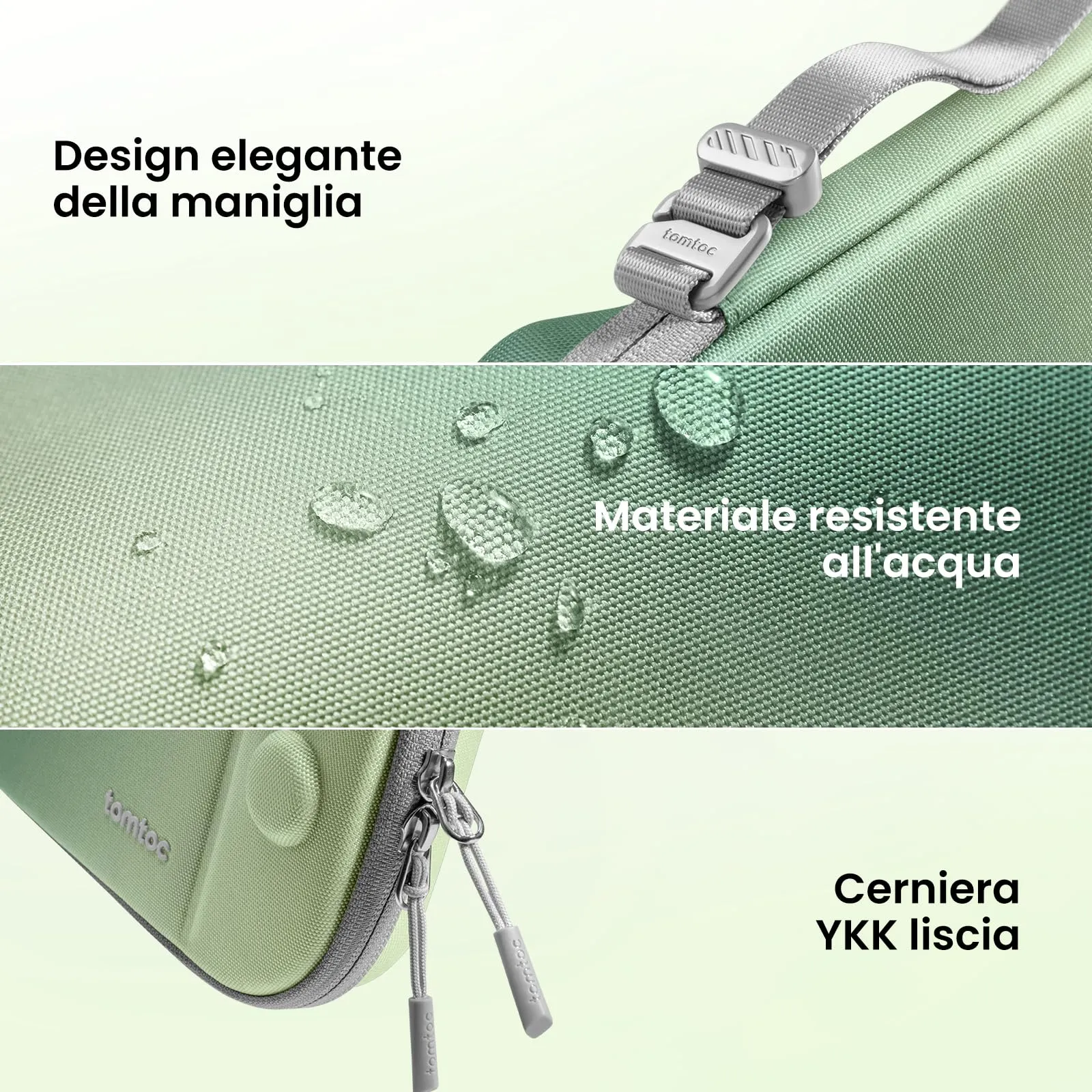 tomtoc Custodia per Nintendo Switch 2 (2025), Borsa da Trasporto con 12 Slot per Cartucce, Slim Carry Case da Viaggio - immagine 7