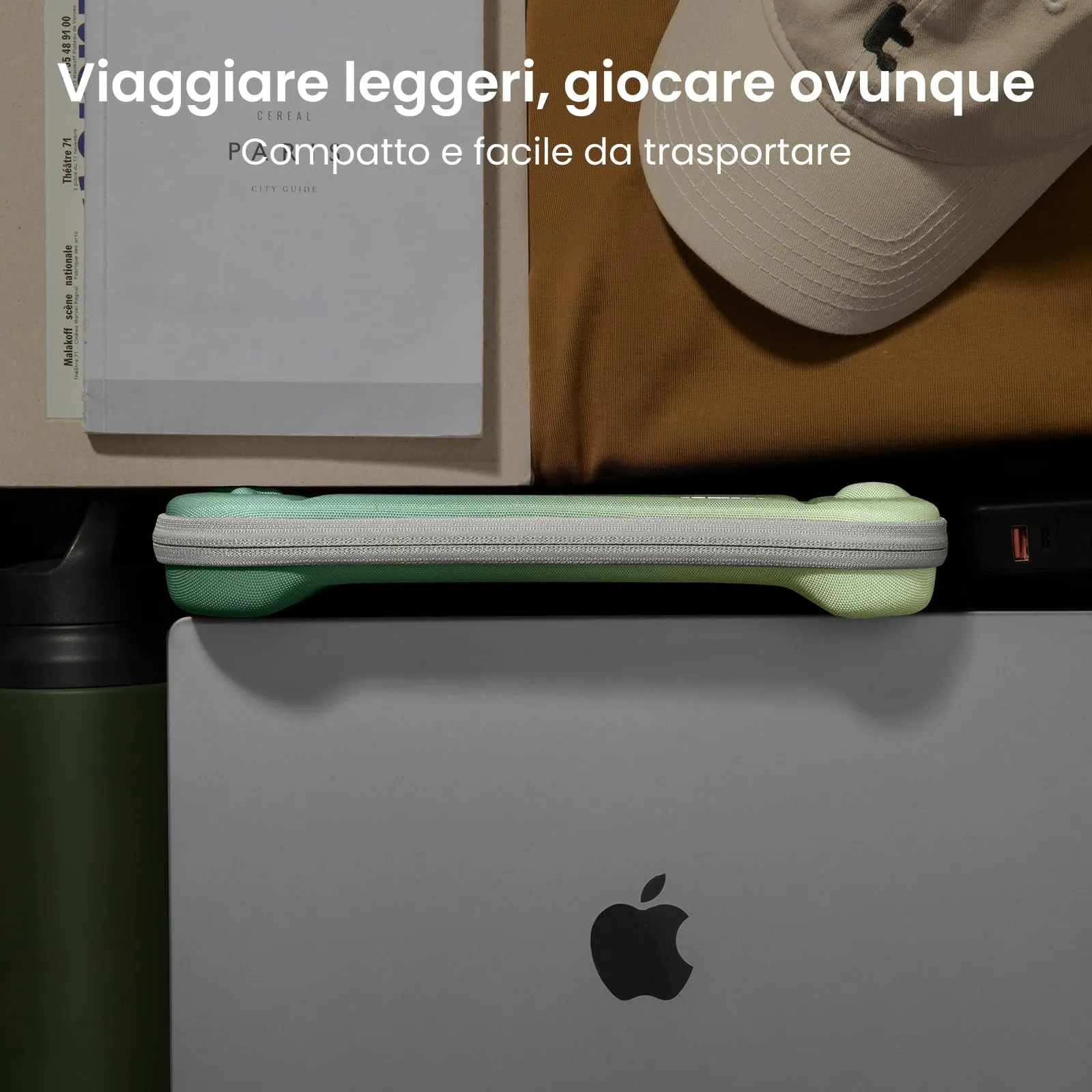tomtoc Custodia per Nintendo Switch 2 (2025), Borsa da Trasporto con 12 Slot per Cartucce, Slim Carry Case da Viaggio - immagine 8