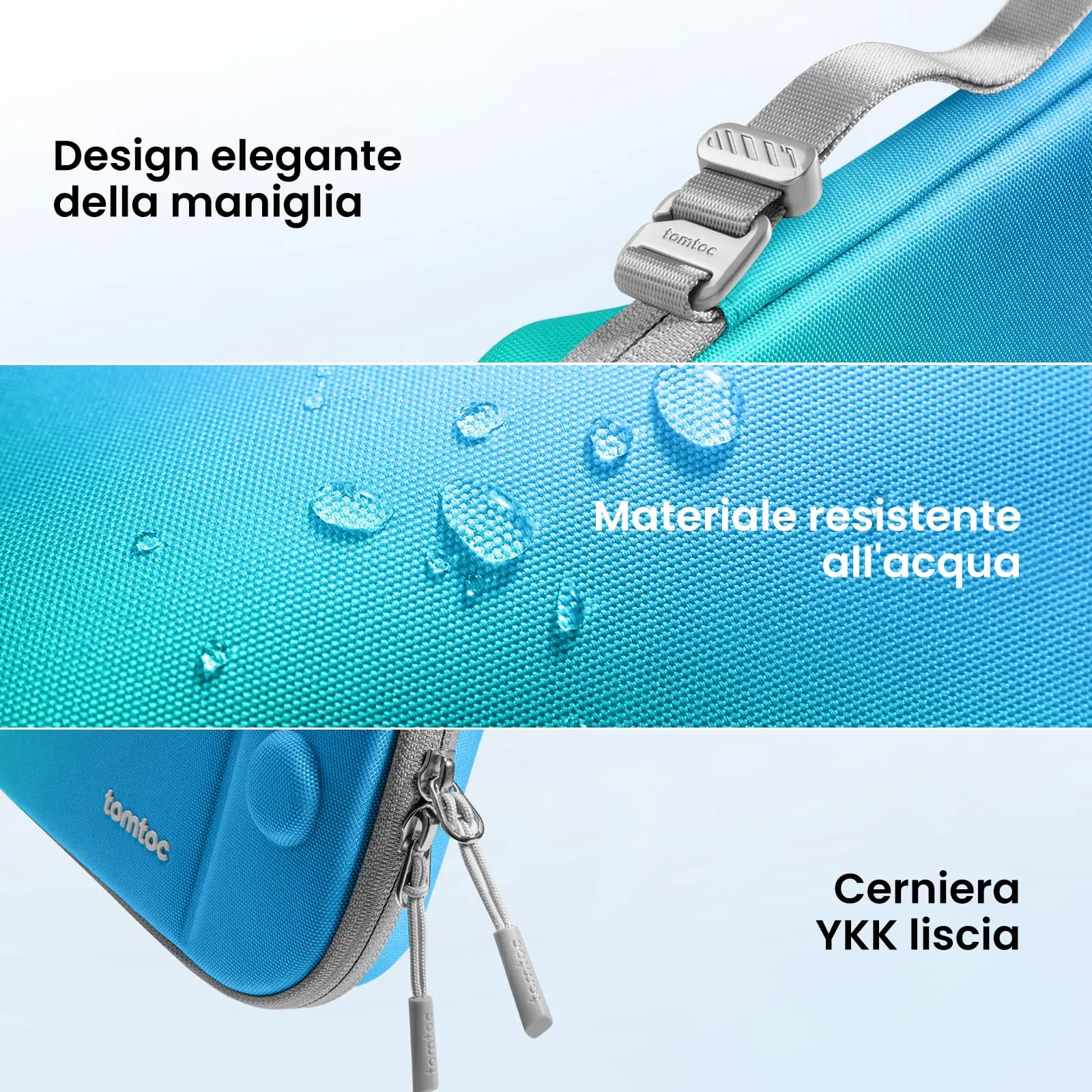 tomtoc Custodia per Nintendo Switch 2 (2025), Borsa da Trasporto Slim con 12 Slot per Cartucce di Gioco - immagine 7