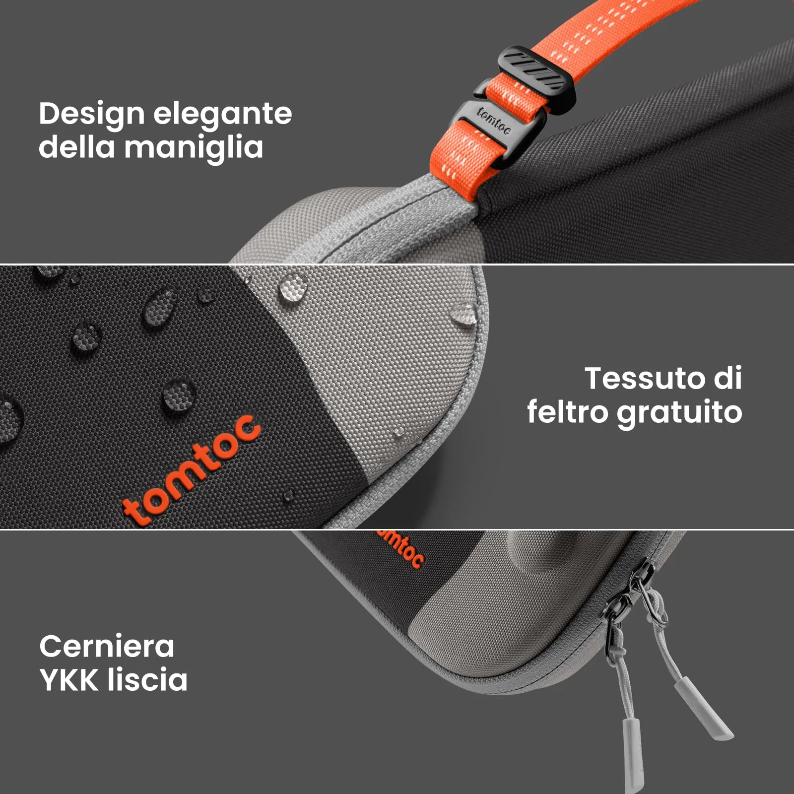 tomtoc Custodia per Nintendo Switch 2 (2025), Borsa da Trasporto Slim con 12 Slot per Cartucce, Protezione Livello Militare - immagine 8