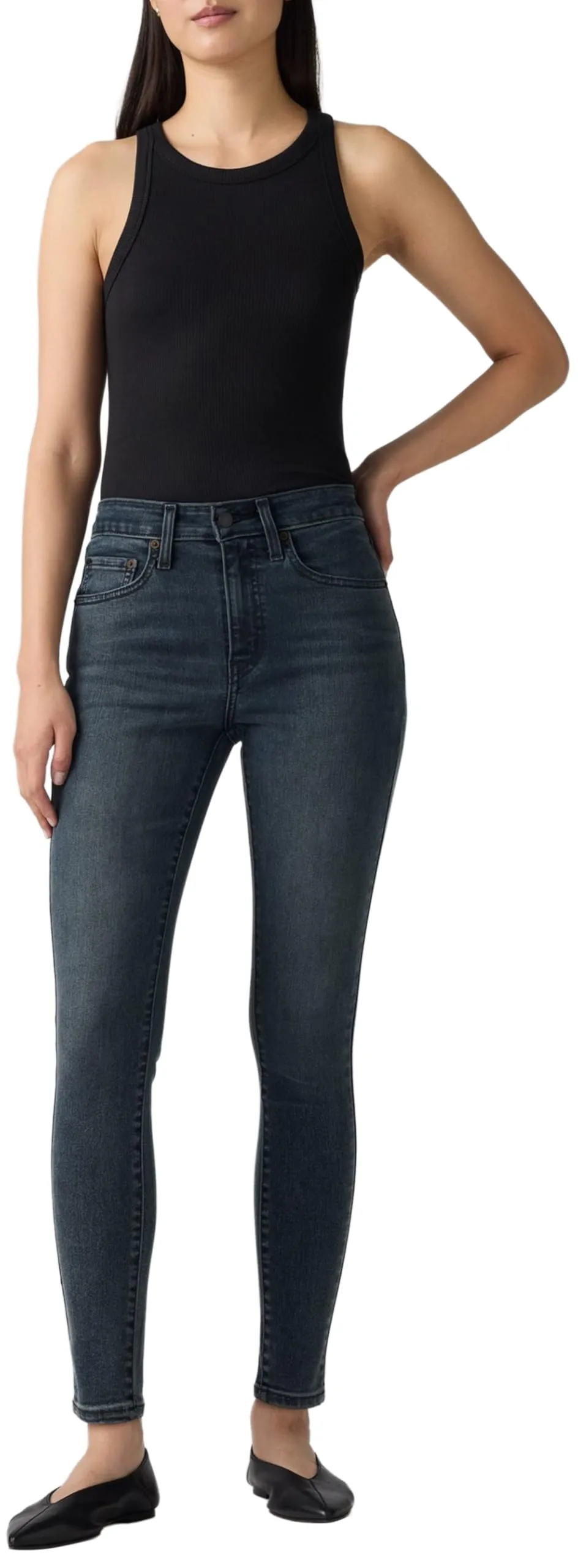 Levi's 721 High Rise Skinny Jeans Donna - Exit Stage Left - 28W / 32L - immagine 5
