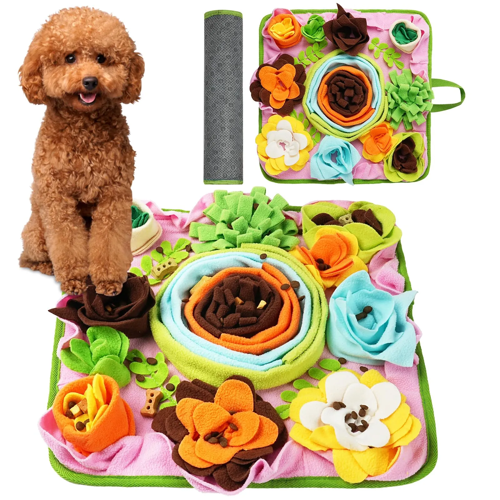 OSDUE Tappeto Olfattivo per Cani, 40 x 40 cm - immagine 1
