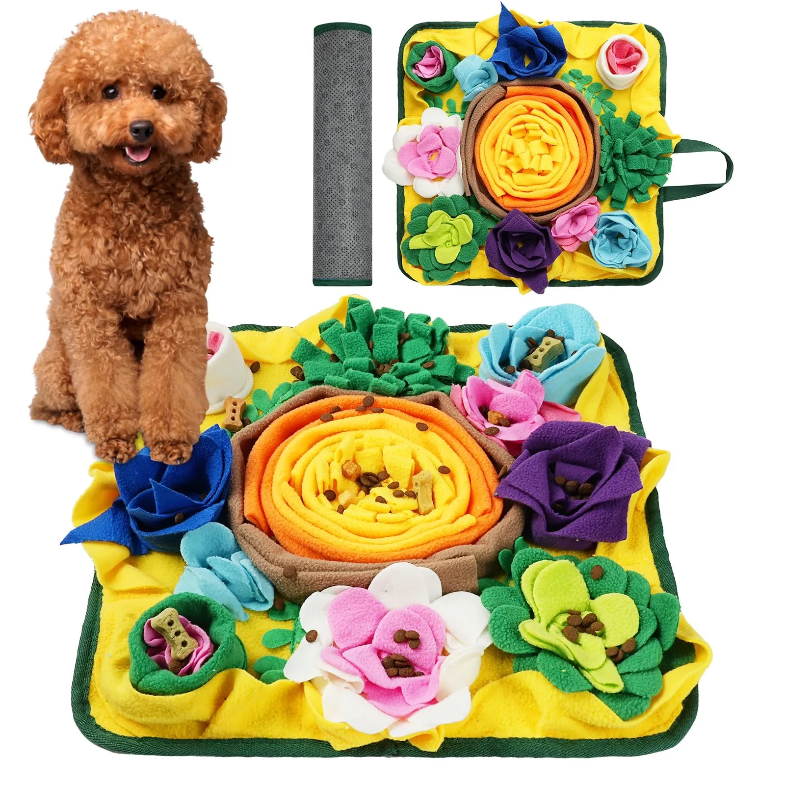 OSDUE Tappeto Olfattivo per Cani, 40 x 40 cm - immagine 1