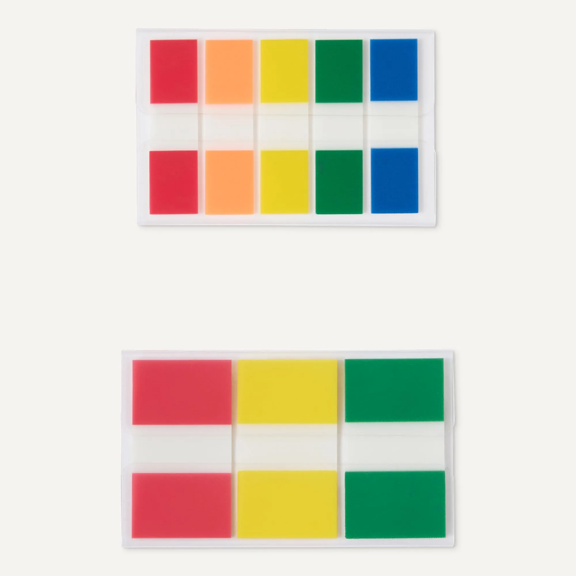 Amazon Basics Segnapagina Adesivi, Segnalibri Colorati, Linguette Indice, Confezione da 640 Misti (240 da 2,4cm e 400 da 1,2cm) - immagine 4
