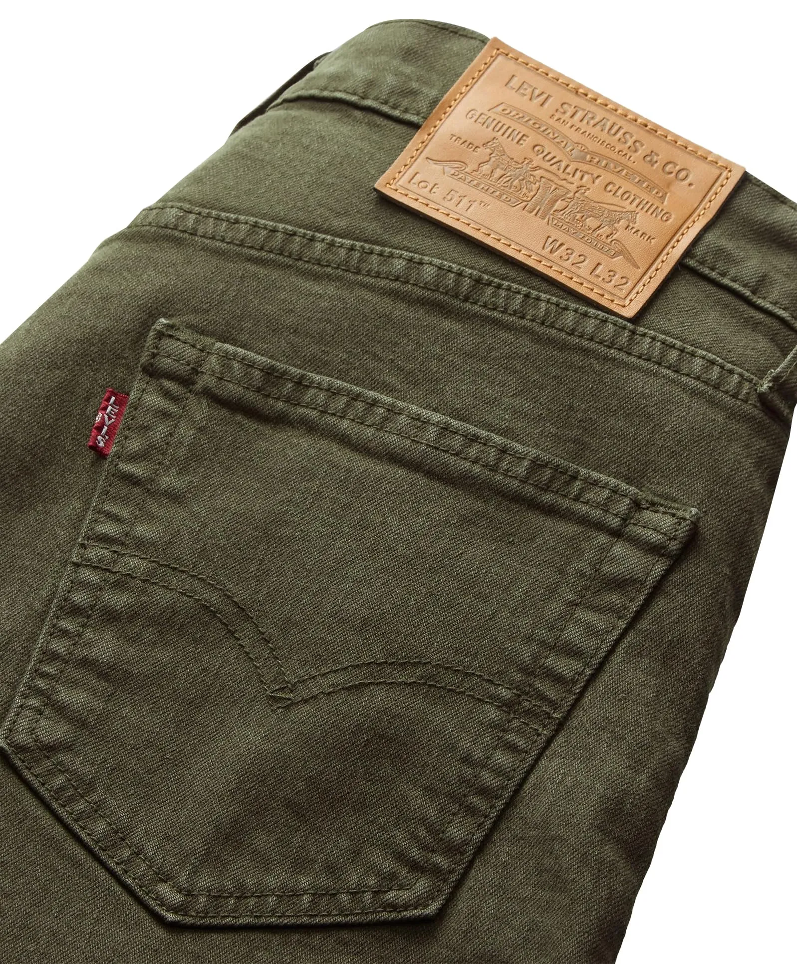 Levi's 511 Slim v5 Jeans Uomo, Leafy Greens GD, 31W / 34L - immagine 6