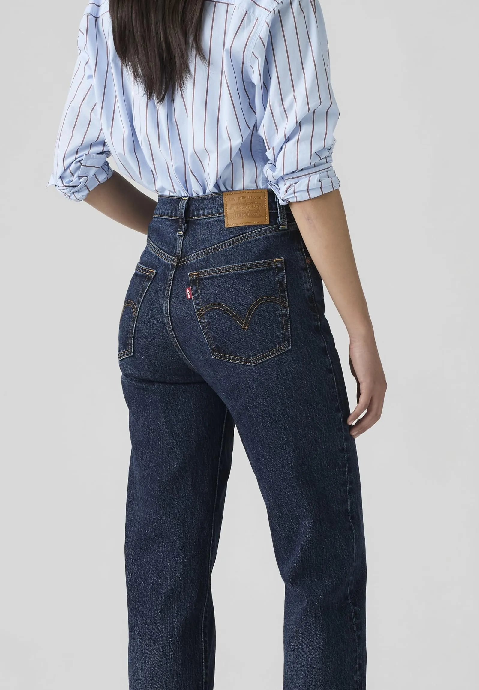 Levi's Ribcage Full-Length Jeans for Women, Apply Now, 30W x 30L - immagine 3