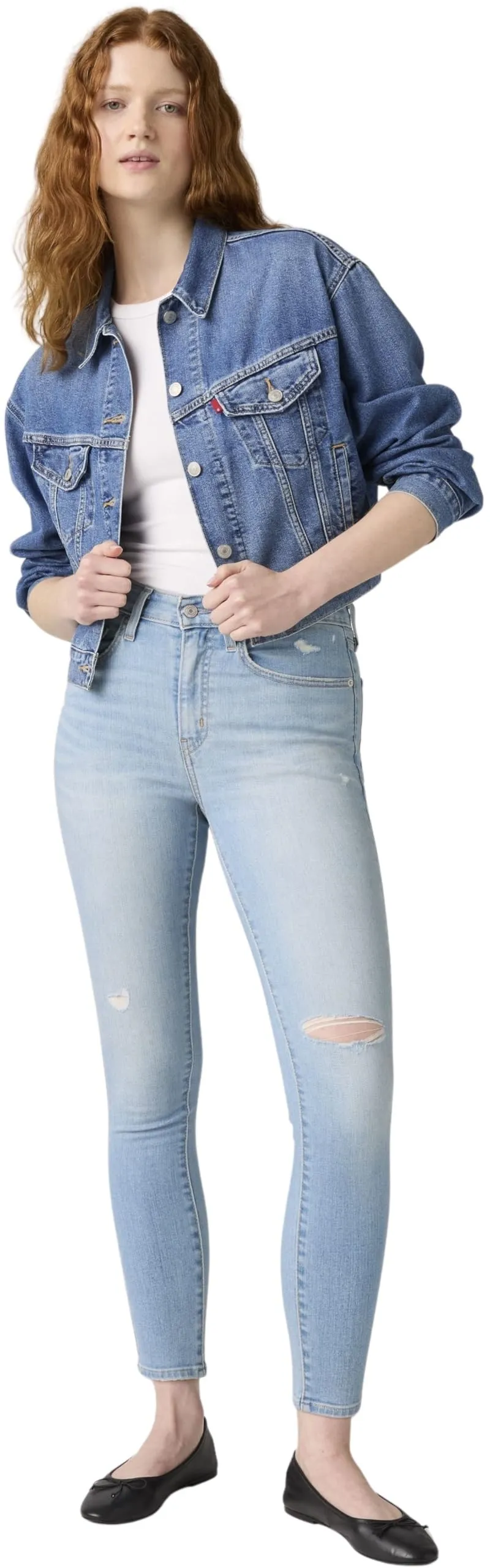 Levi's 721 High Rise Skinny Jeans Donna, Soluzione Semplice, 27W / 28L - immagine 5