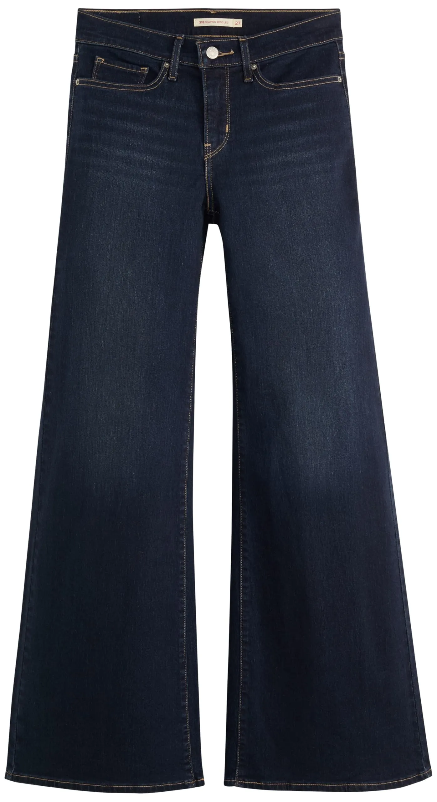 Levi's 318 Shaping Wide Leg Jeans Donna, Probabilità Are, 31W x 30L - immagine 6