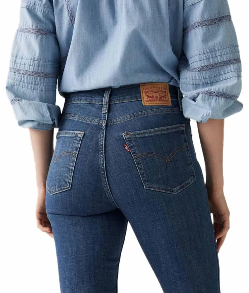 Levi's 724 High Rise Straight Jeans Donna - Way Back, 33W / 30L - immagine 4