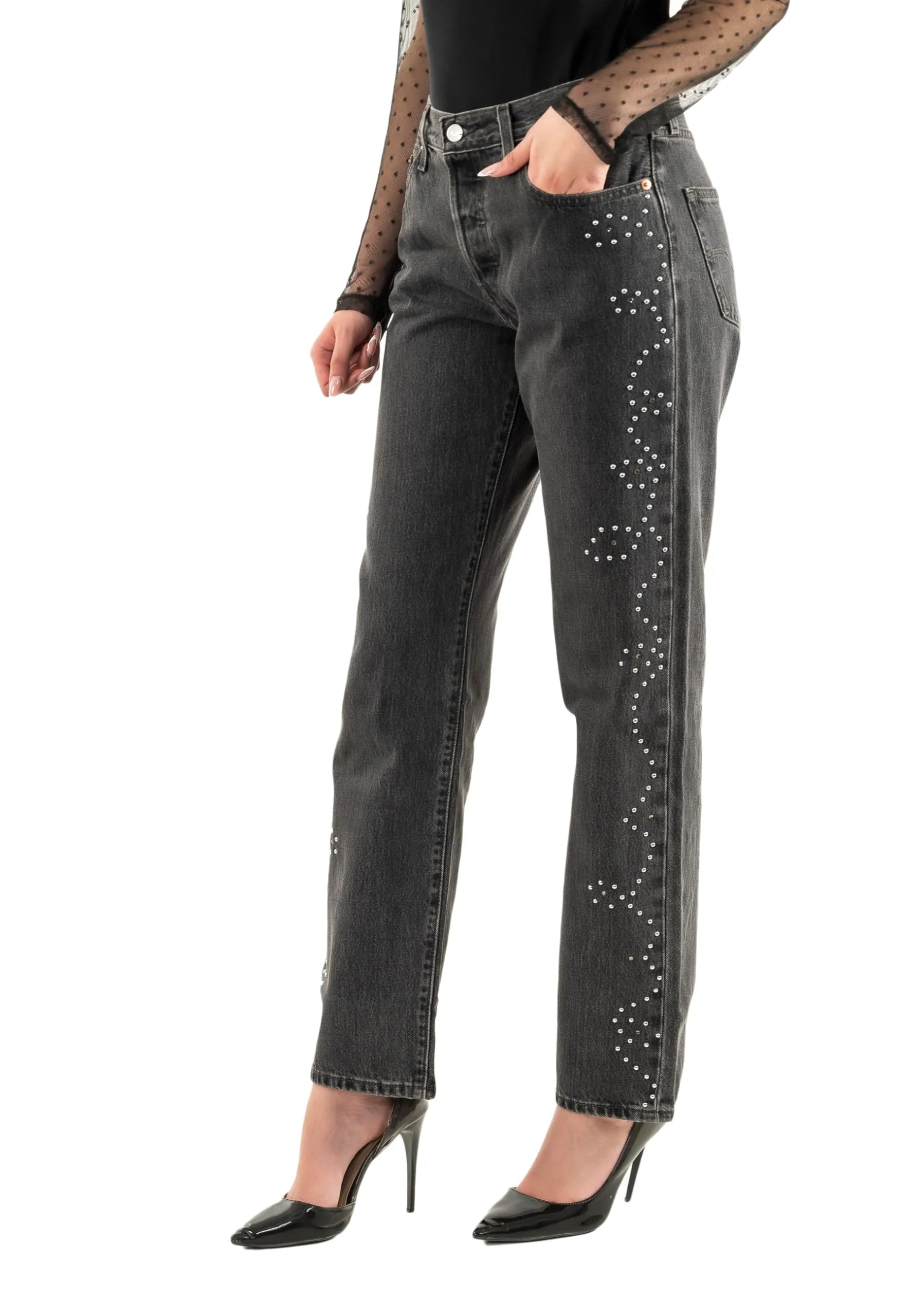 Levi's 501 '90s Bejeweled, 28W x 32L - immagine 1