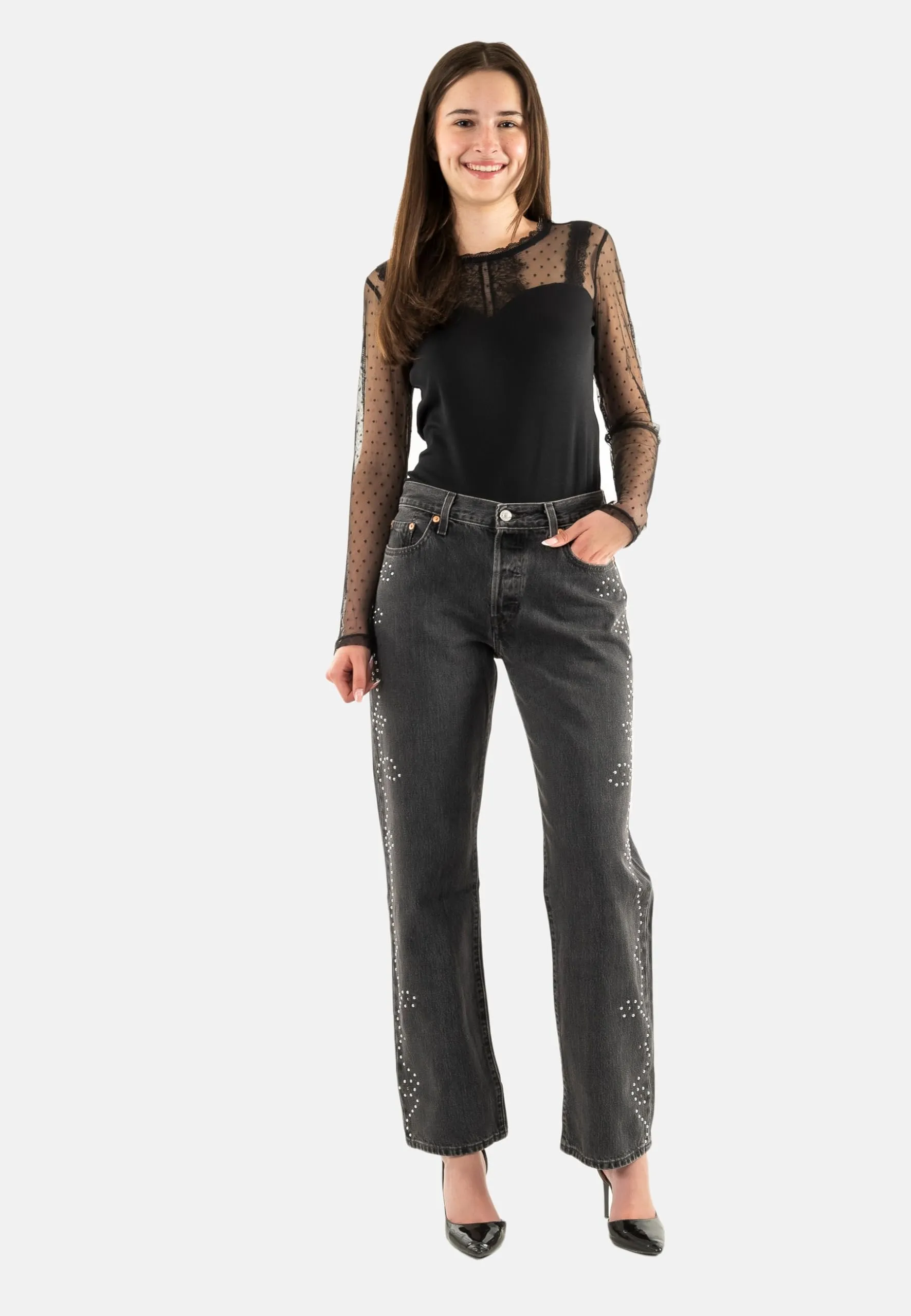 Levi's 501 '90s Bejeweled, 28W x 32L - immagine 2