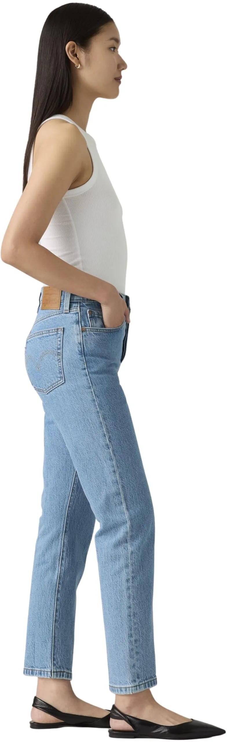 Levi's 501 Crop Jeans Donna Great Story 27W / 30L - immagine 2
