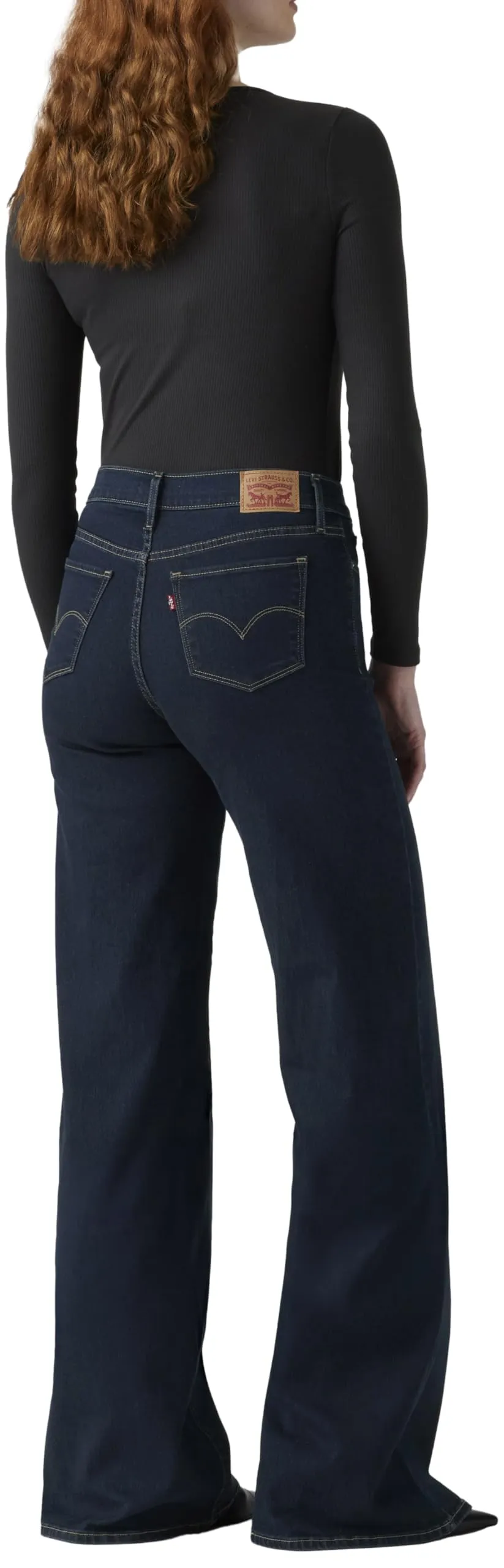Levi's 318 Shaping Wide Leg Jeans, Opportunità, 30W x 34L - immagine 4