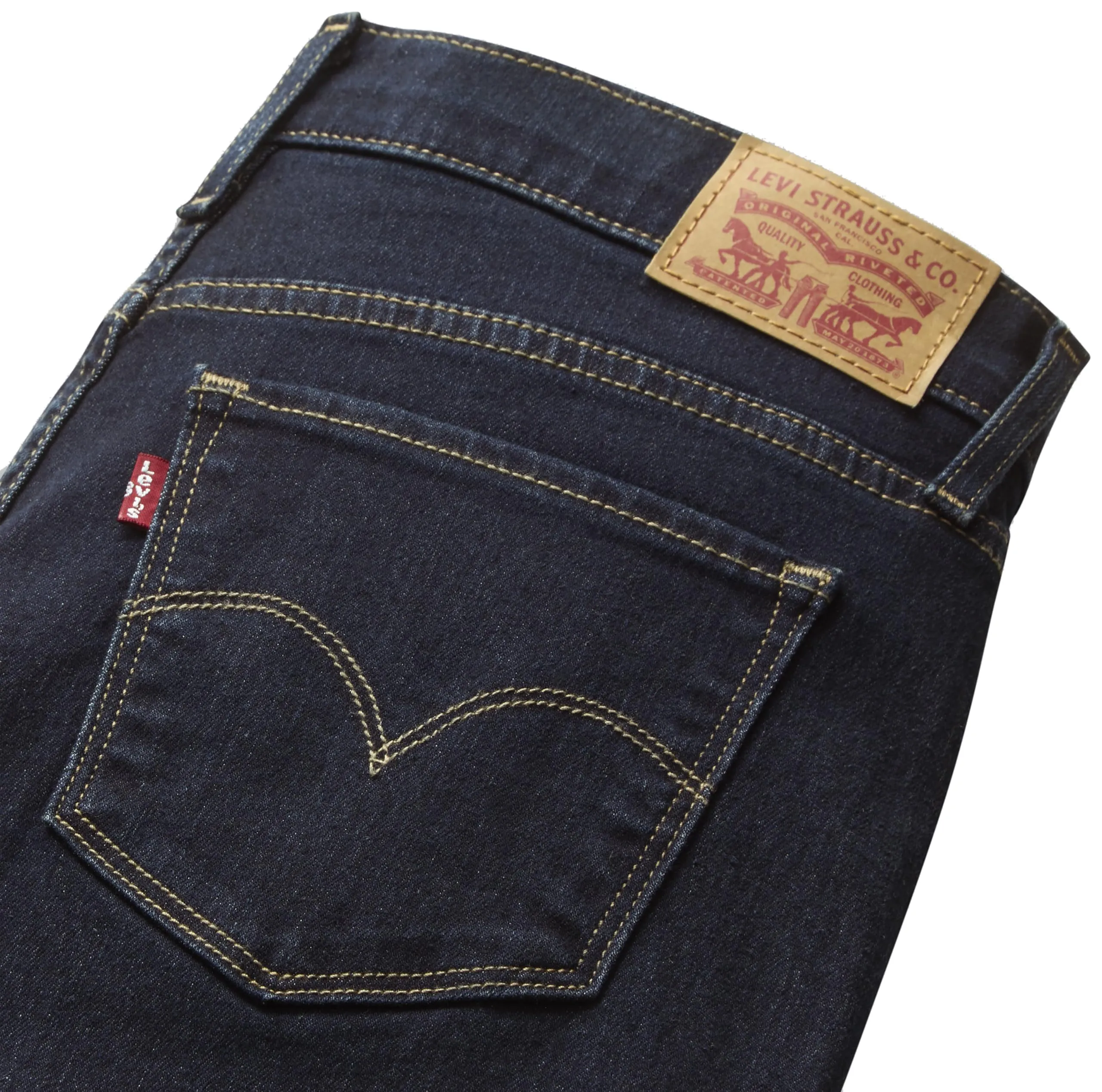 Levi's 318 Shaping Wide Leg Jeans, Opportunità, 30W x 34L - immagine 7