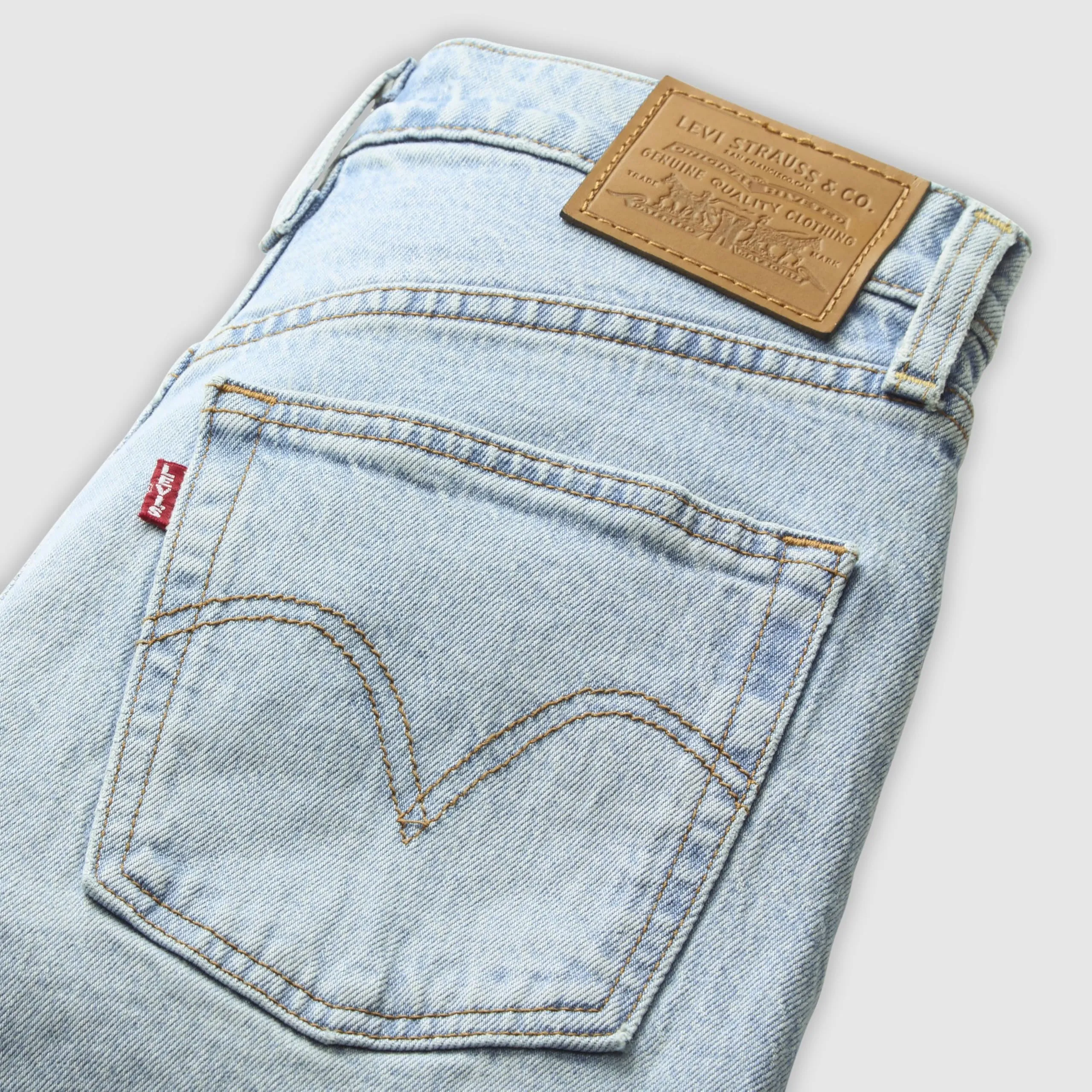 Levi's Ribcage Full Length Jeans, Blasted Stone Clean, 32W x 30L - immagine 8