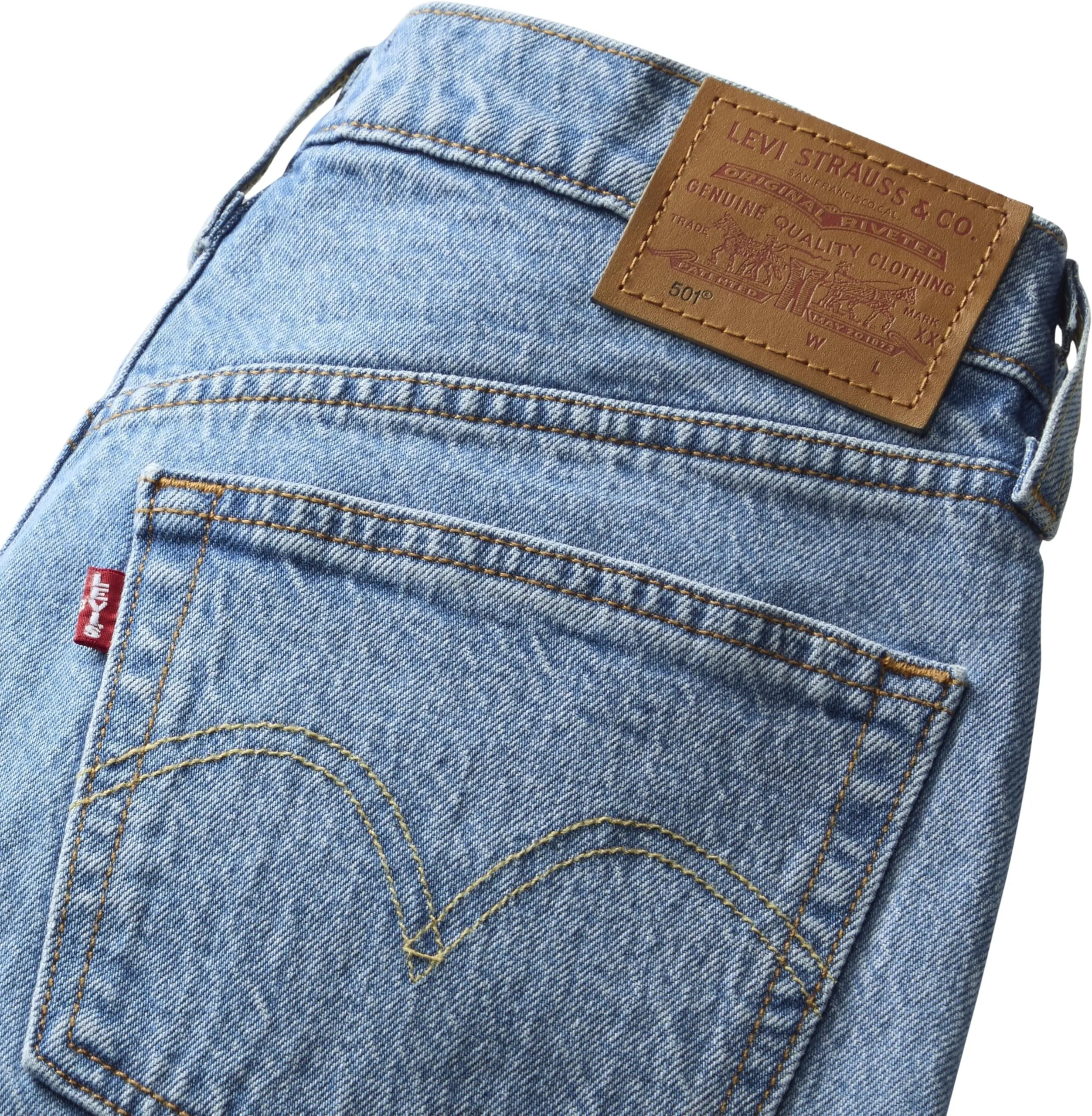 Levi's 501 Crop Jeans Donna Great Story 25W / 30L - immagine 7