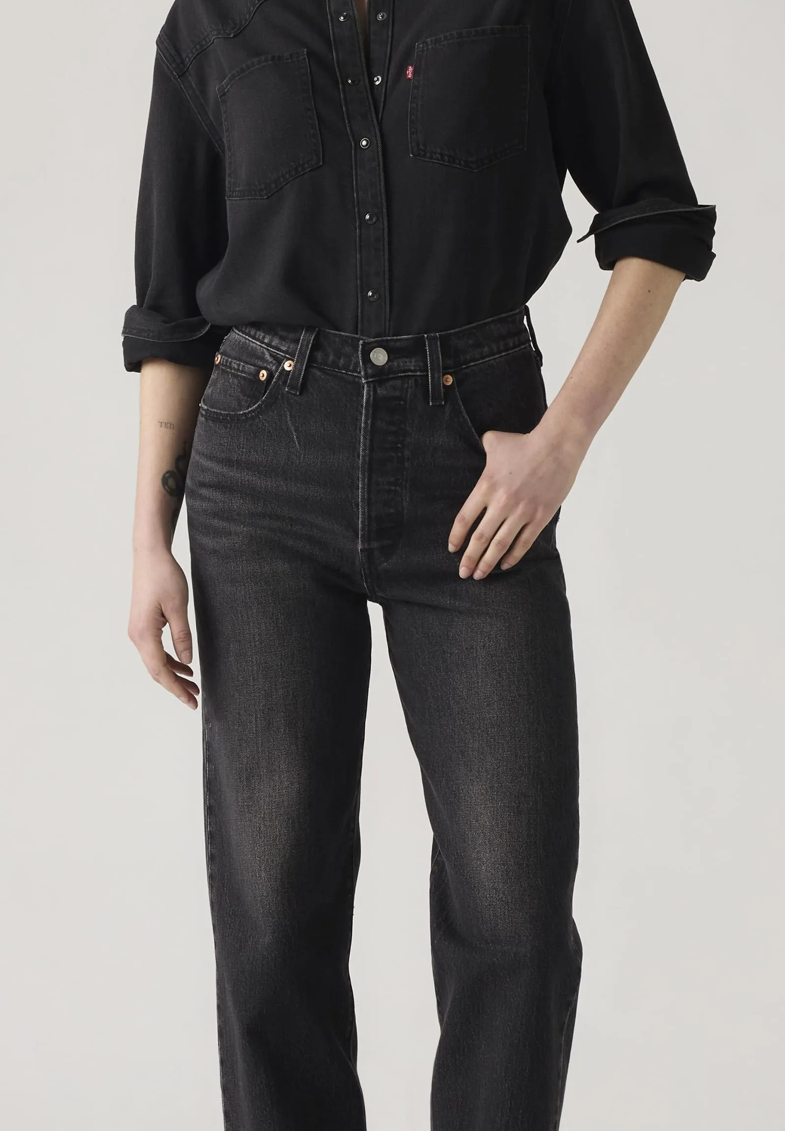 Levi's Ribcage Straight Ankle Jeans, 29W / 29L - immagine 3