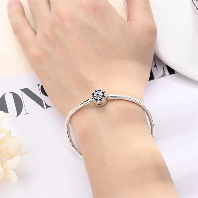 KUNSIR Moments Bracciale Snake in Argento Sterling 925 Compatibile con Pandora, 18cm - immagine 4