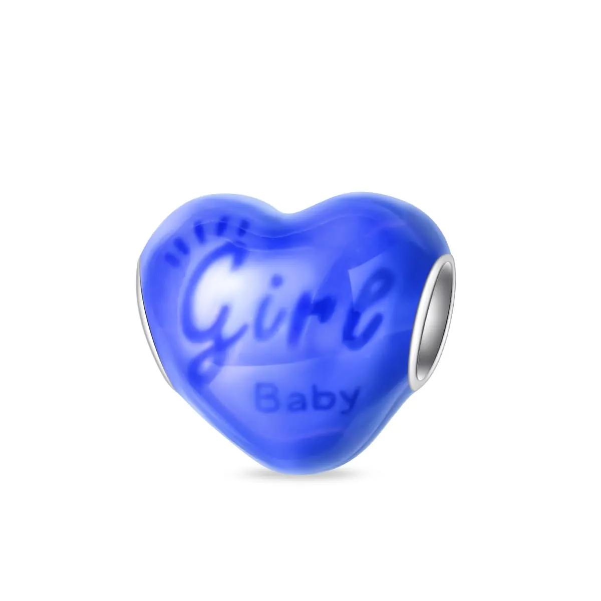 KUNSIR Bead Charm in Argento Sterling 925 con Cubic Zirconia, compatibile con braccialetti e collane europei - immagine 1
