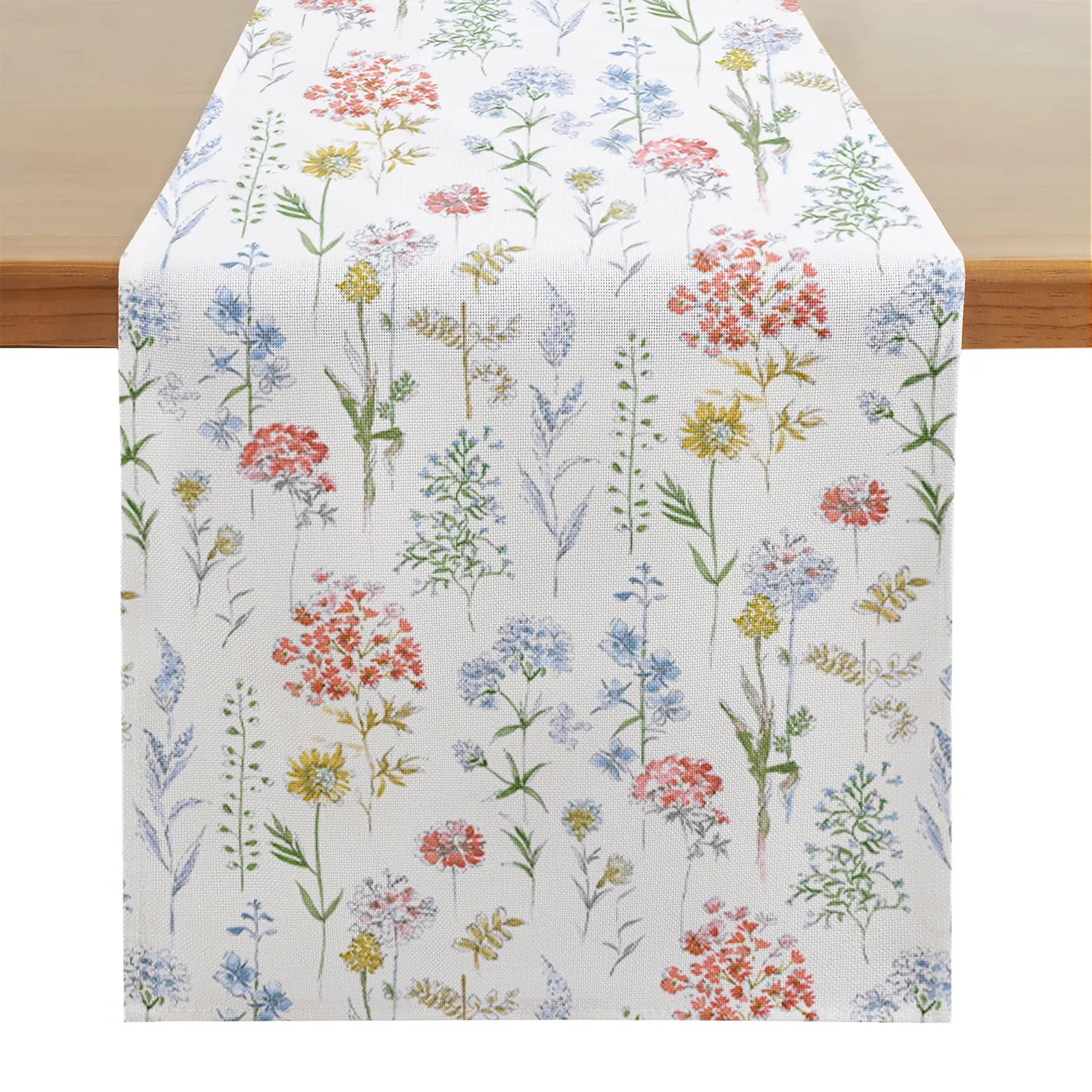 Softalker Runner da Tavolo Floreale, 33 x 183 cm, Poliestere - immagine 1