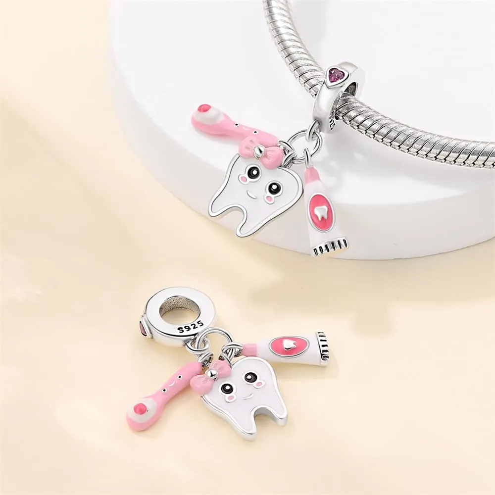 Pandach Ciondolo in Argento Sterling 925 con Cubic Zirconia per Braccialetti e Collane Europee - immagine 2