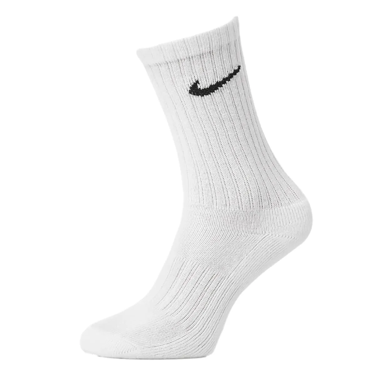 Nike Value Cotton Crew Socks, 3-Pack, White/Blue, L 42-46 - immagine 3