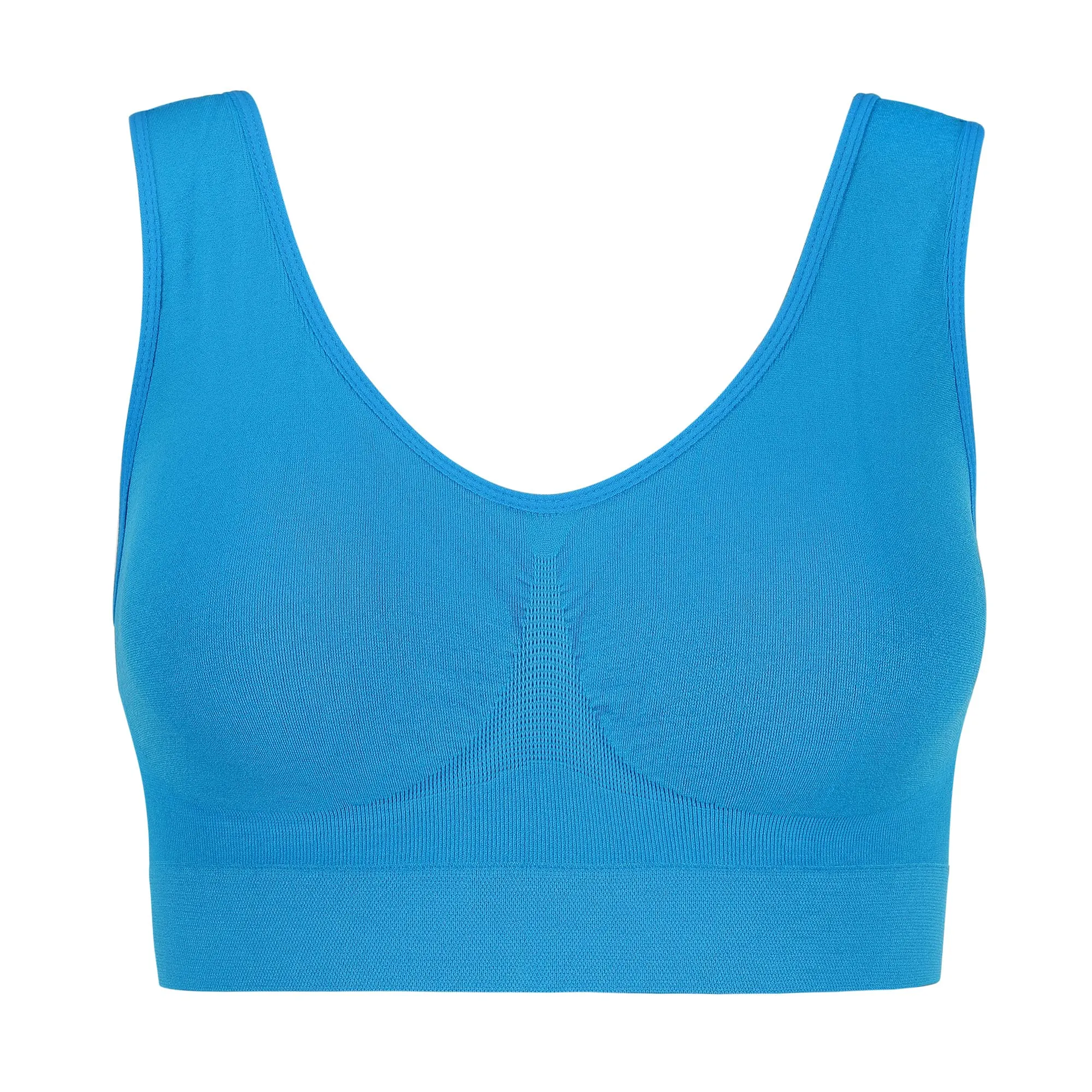 UnsichtBra Set di 3 Reggiseni Senza Ferretto e Senza Cuciture, Nero, Bianco, Beige - immagine 4