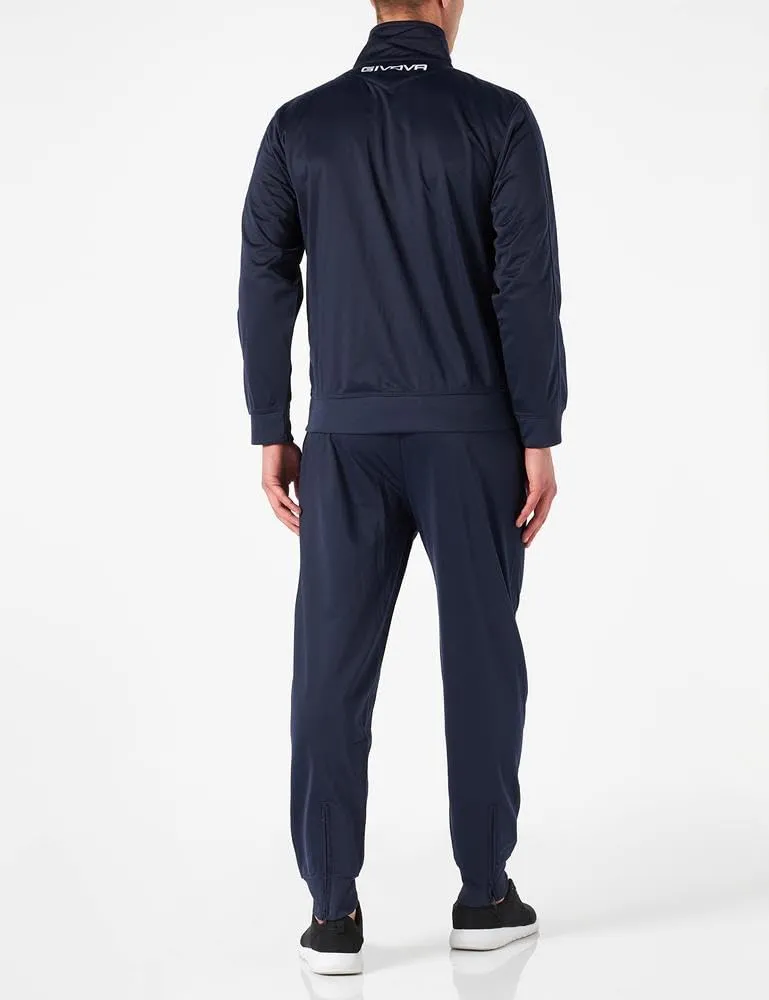 Givova Tuta Visa Triacetato Blu/Bianco 2XS - immagine 3