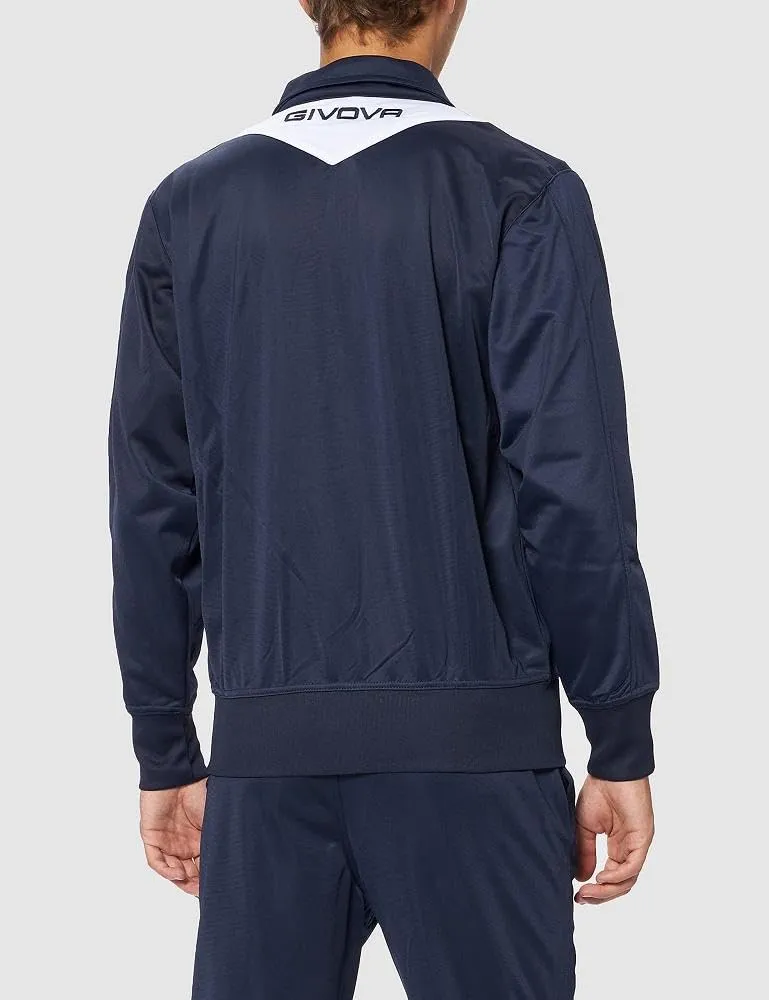 Givova Tuta Visa Triacetato Blu Azzurro/Blu - immagine 3