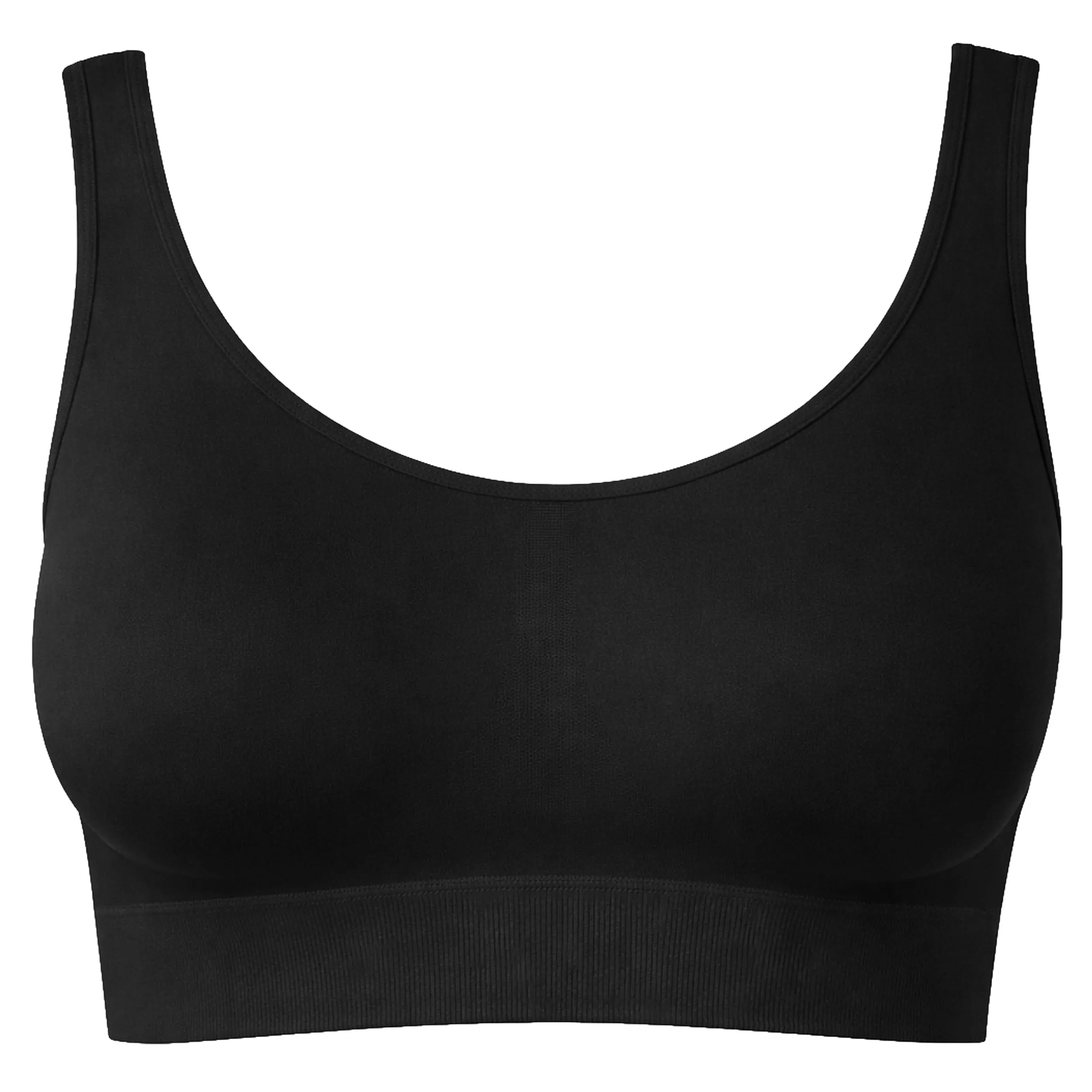 UnsichtBra Set di 3 Reggiseni Senza Ferretto Senza Cuciture Nero, Bianco, Beige - immagine 1