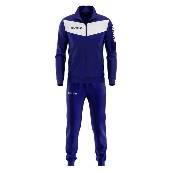 Givova Tuta Visa Triacetato Blu/Bianco Tg. 5XS - immagine 1