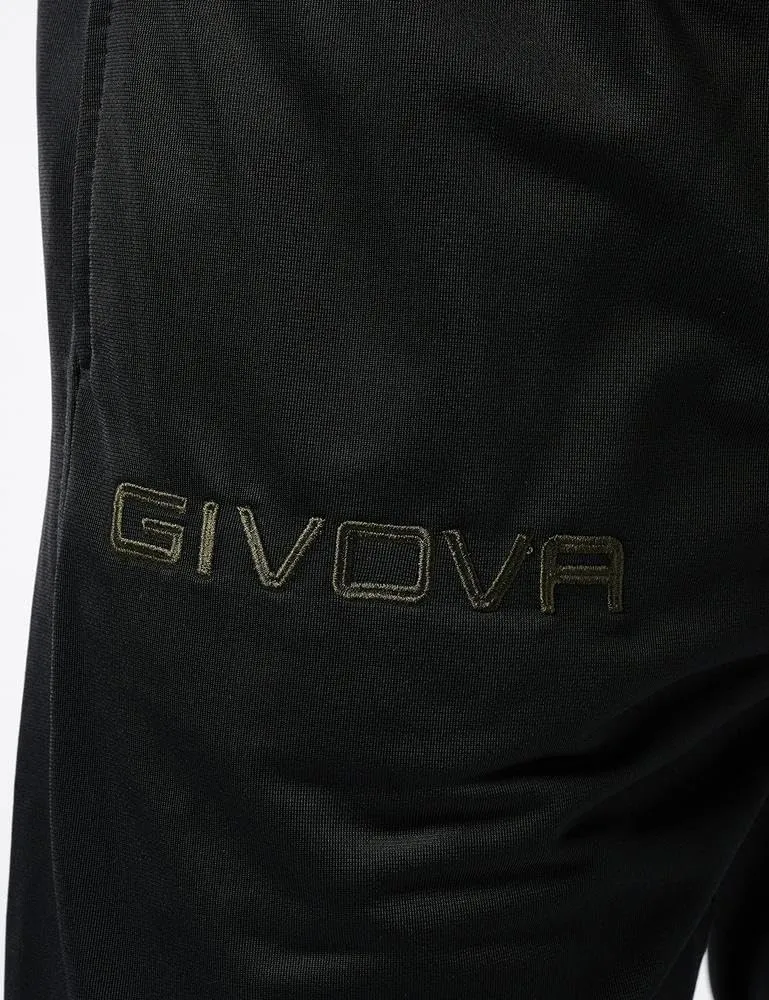 Givova Tuta Visa Triacetato Verde Militare/Nero Tg. S - immagine 5