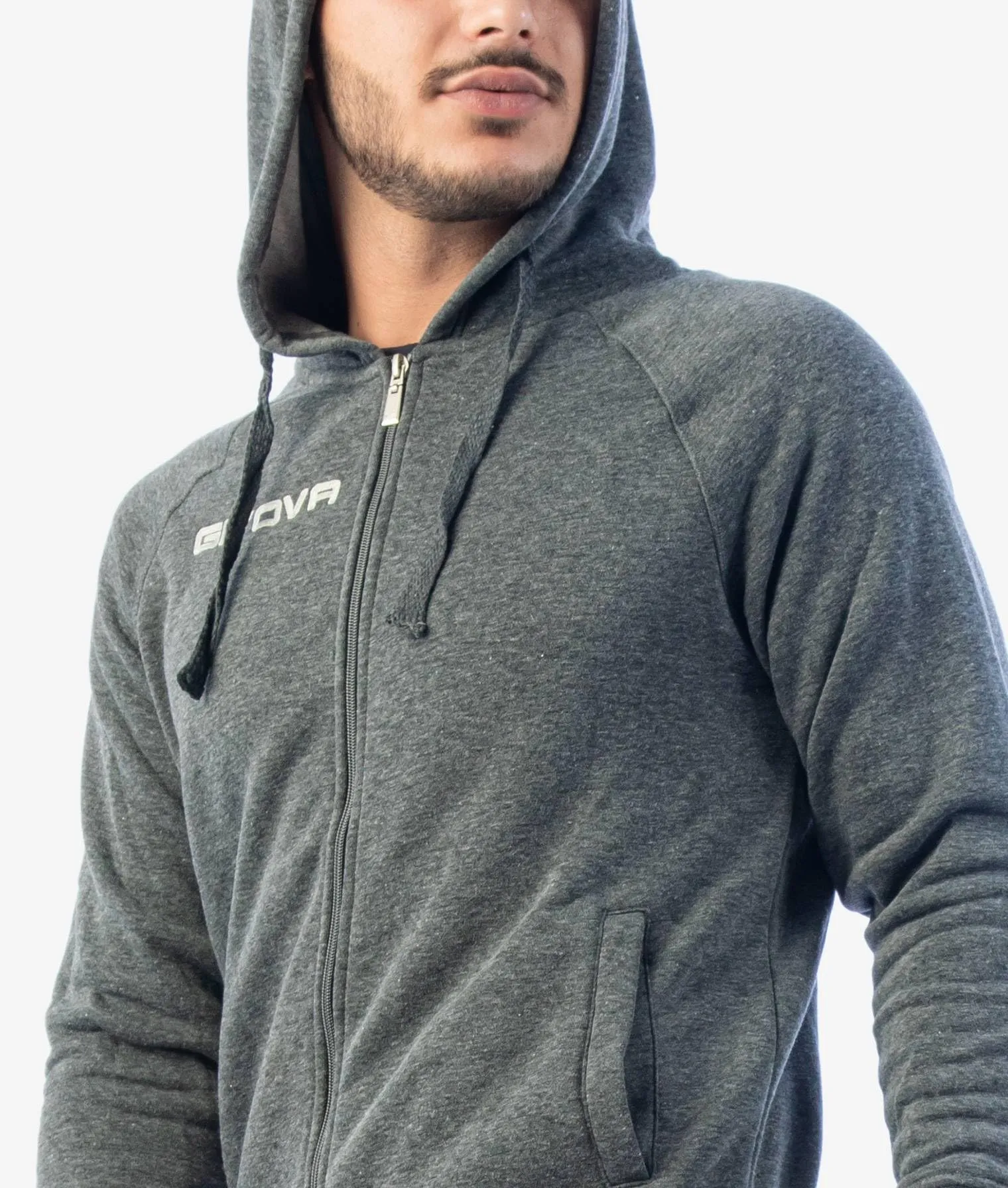 GIVOVA Tuta King Felpa Grigio Scuro/Nero 3XL - immagine 3