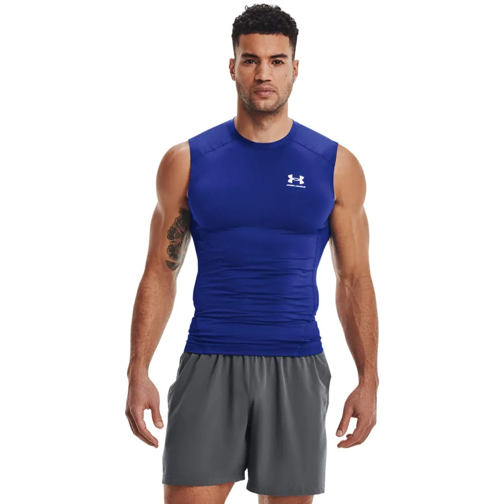Under Armour HeatGear Maglietta senza maniche a compressione da uomo - immagine 1
