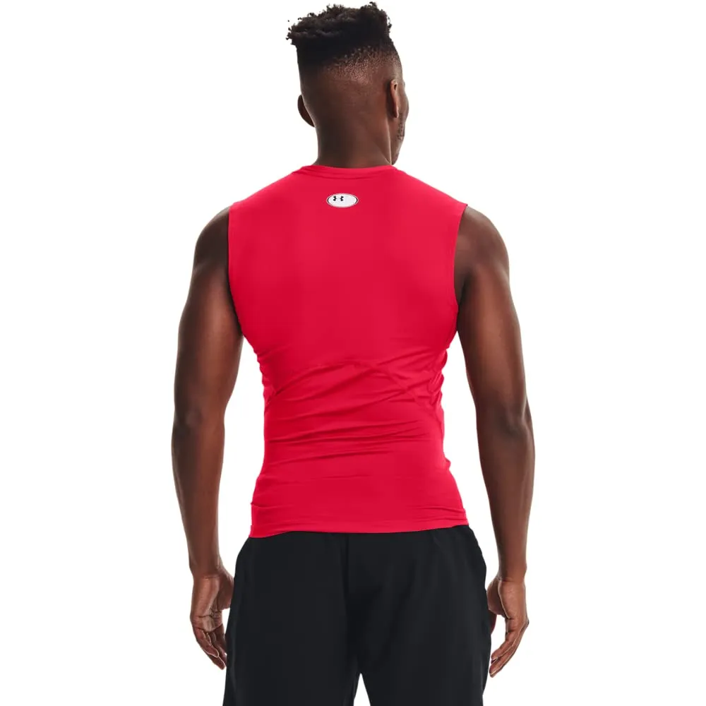 Under Armour Maglietta HeatGear senza maniche a compressione da uomo - immagine 2