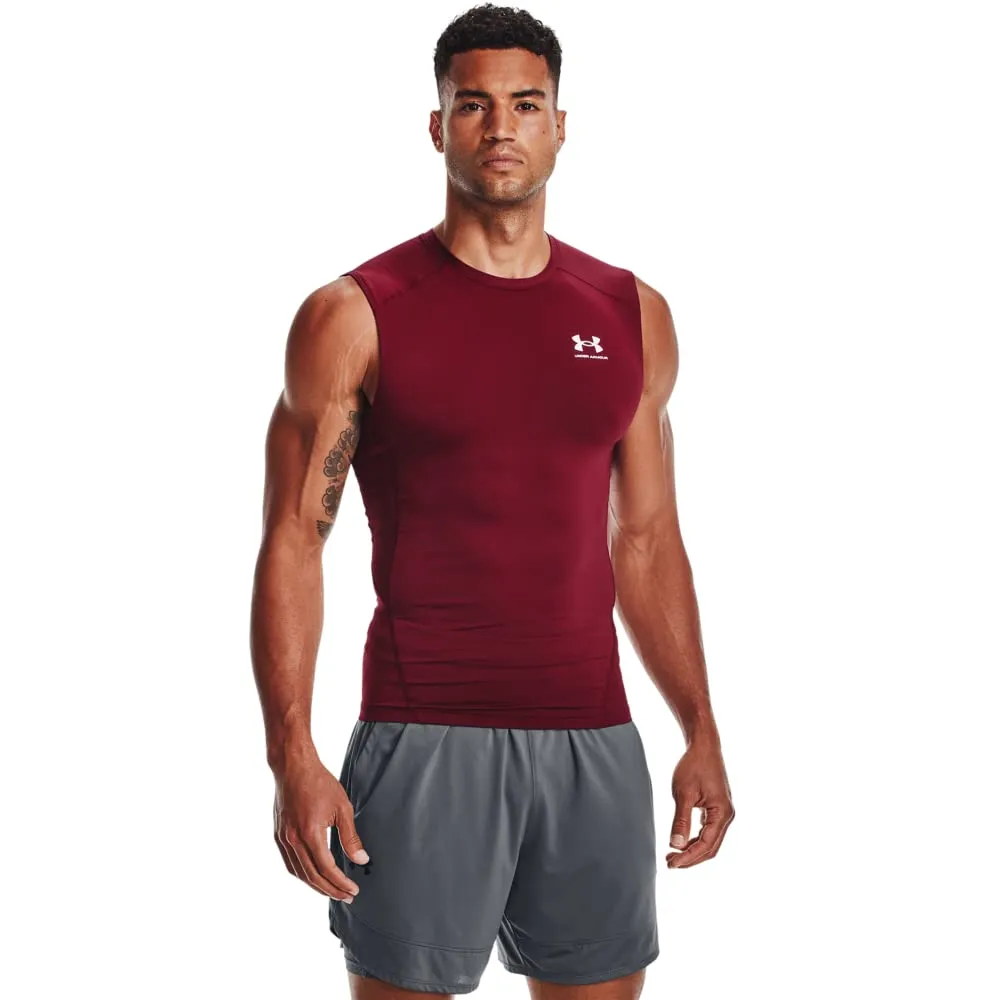 Under Armour HeatGear Maglietta senza maniche a compressione da uomo - immagine 1