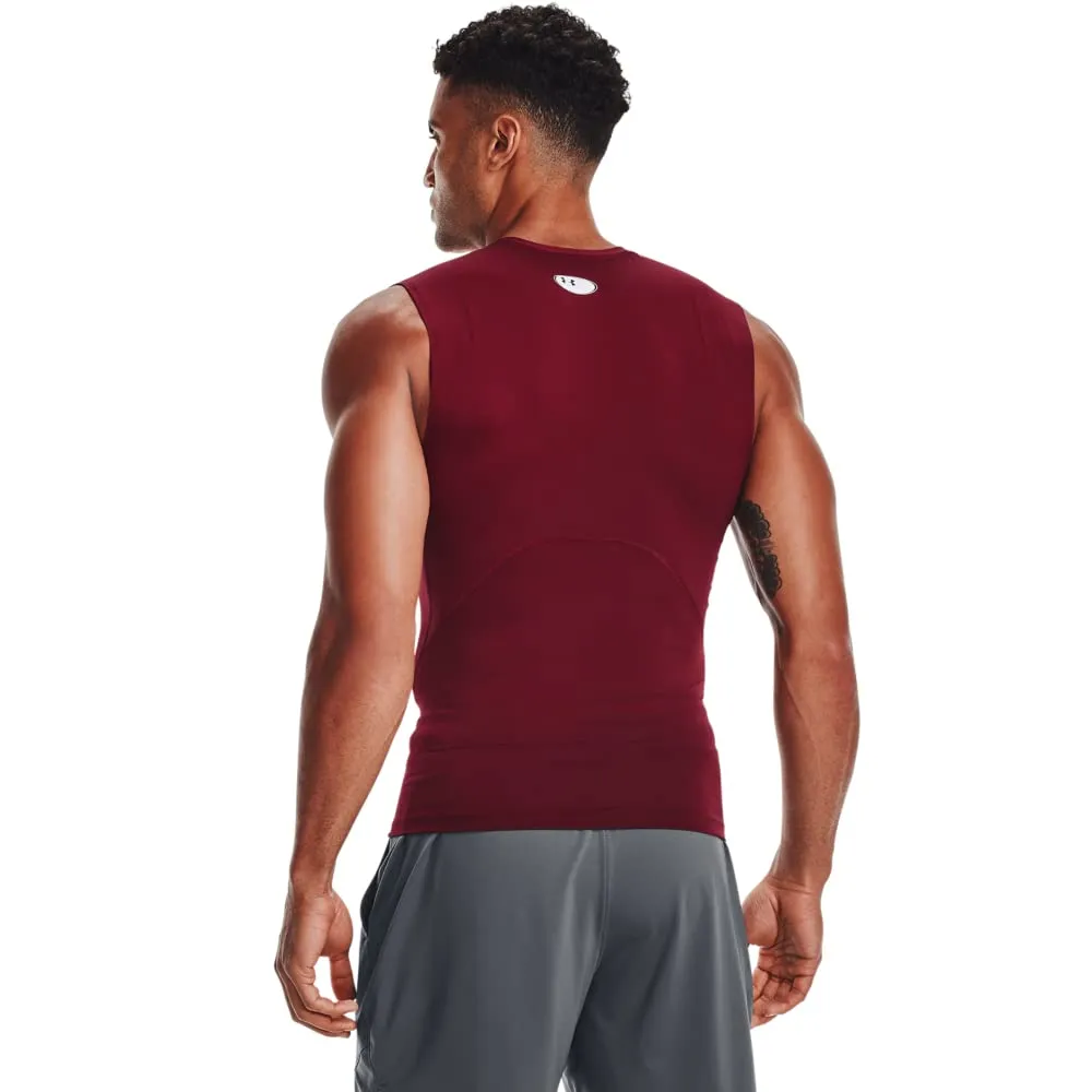 Under Armour HeatGear Maglietta senza maniche a compressione da uomo - immagine 2