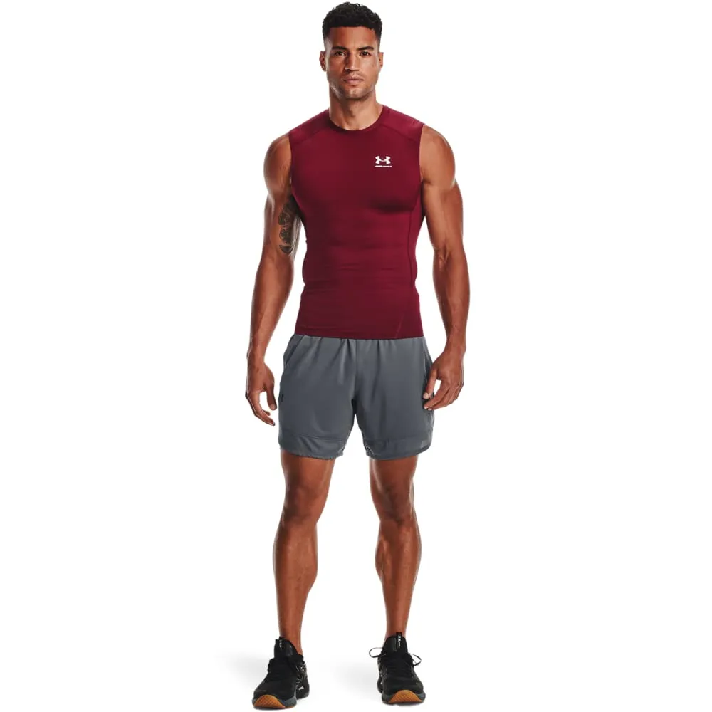 Under Armour HeatGear Maglietta senza maniche a compressione da uomo - immagine 3