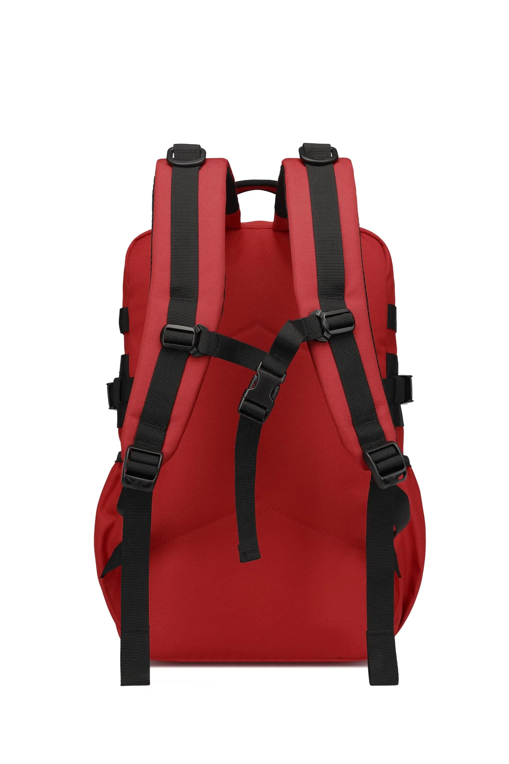 Wotony Zaino Tattico Militare Impermeabile 25L, Rosso/Escursione - immagine 3