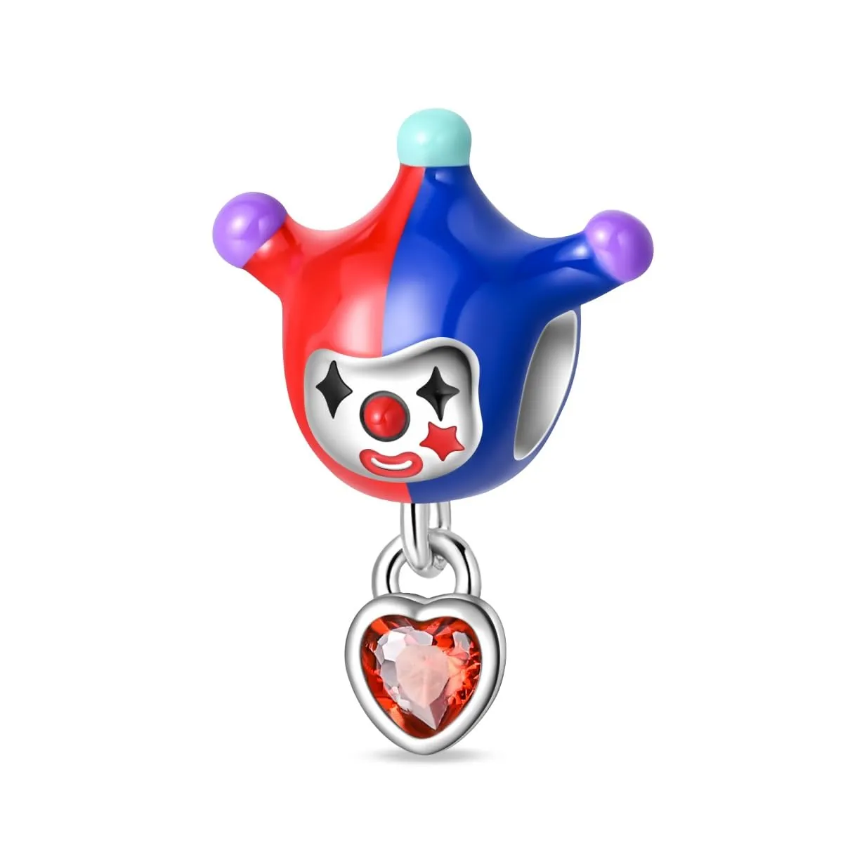 TINSLO Bead Charm in Argento Sterling 925 con Cubic Zirconia, Compatibile con Braccialetti e Collane Europee - immagine 1