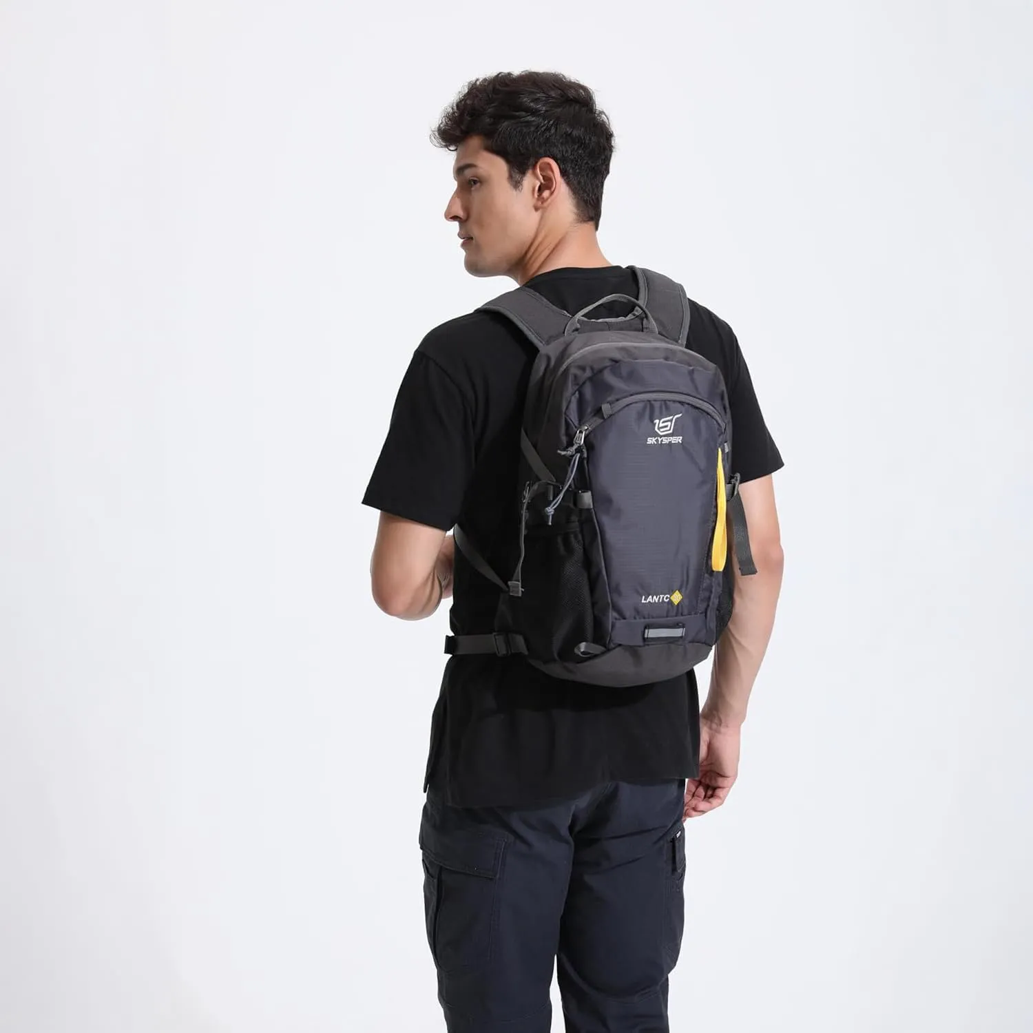 SKYSPER Zaino da Hiking 30L Tartan Grigio Scuro - immagine 8