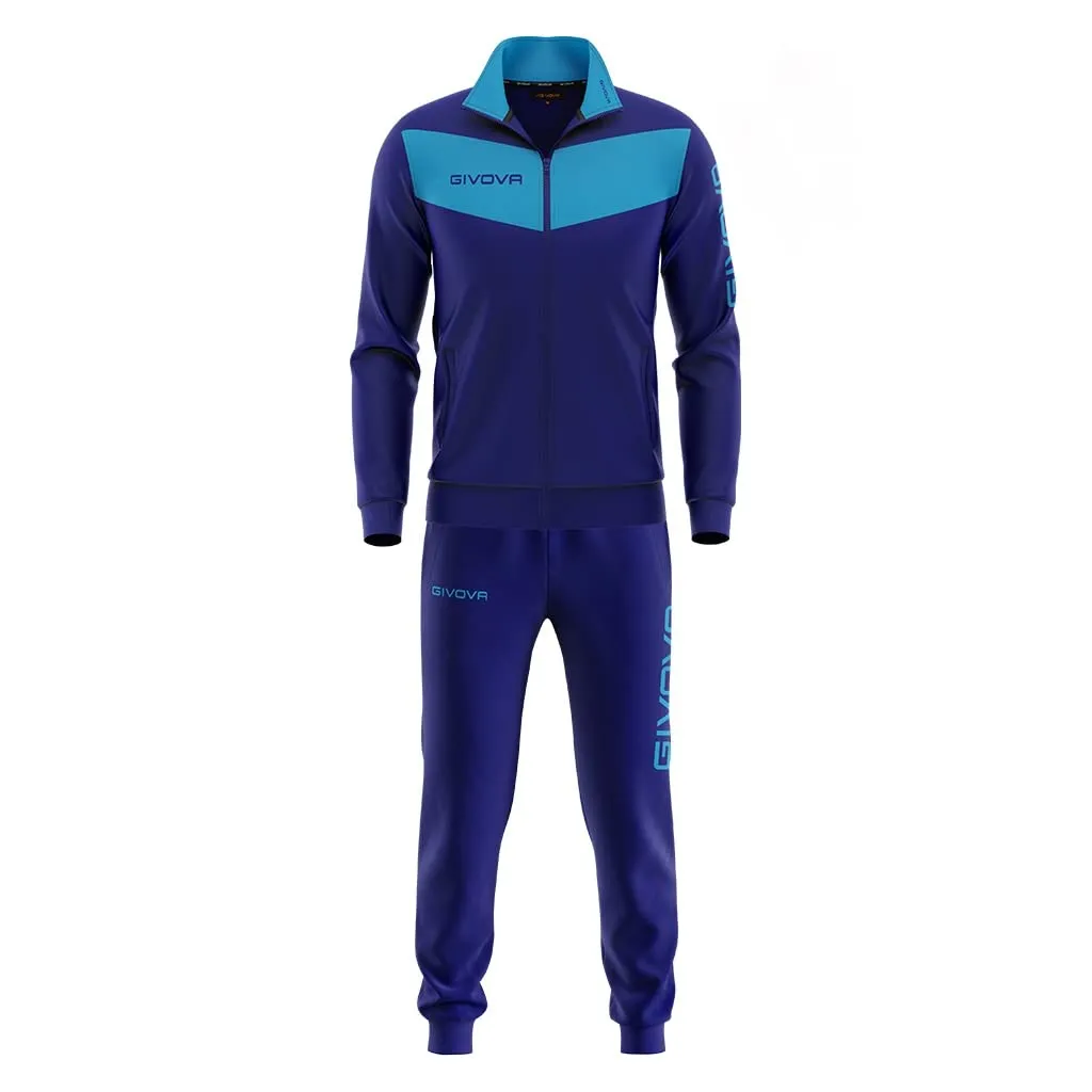 Givova Tuta Visa Triacetato Blu/Turchese 5XS - immagine 1